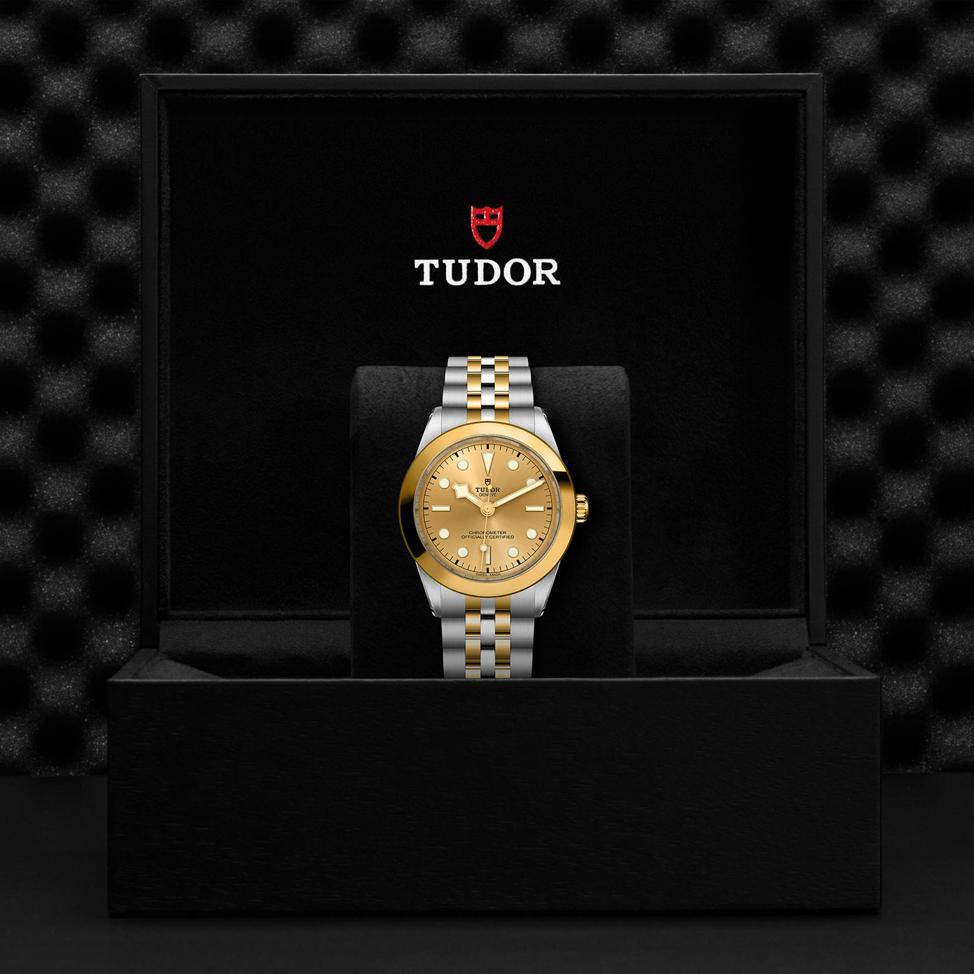Tudor Black Bay One 39 S&G 39mm, Gold Dial, Baton Numerals_3