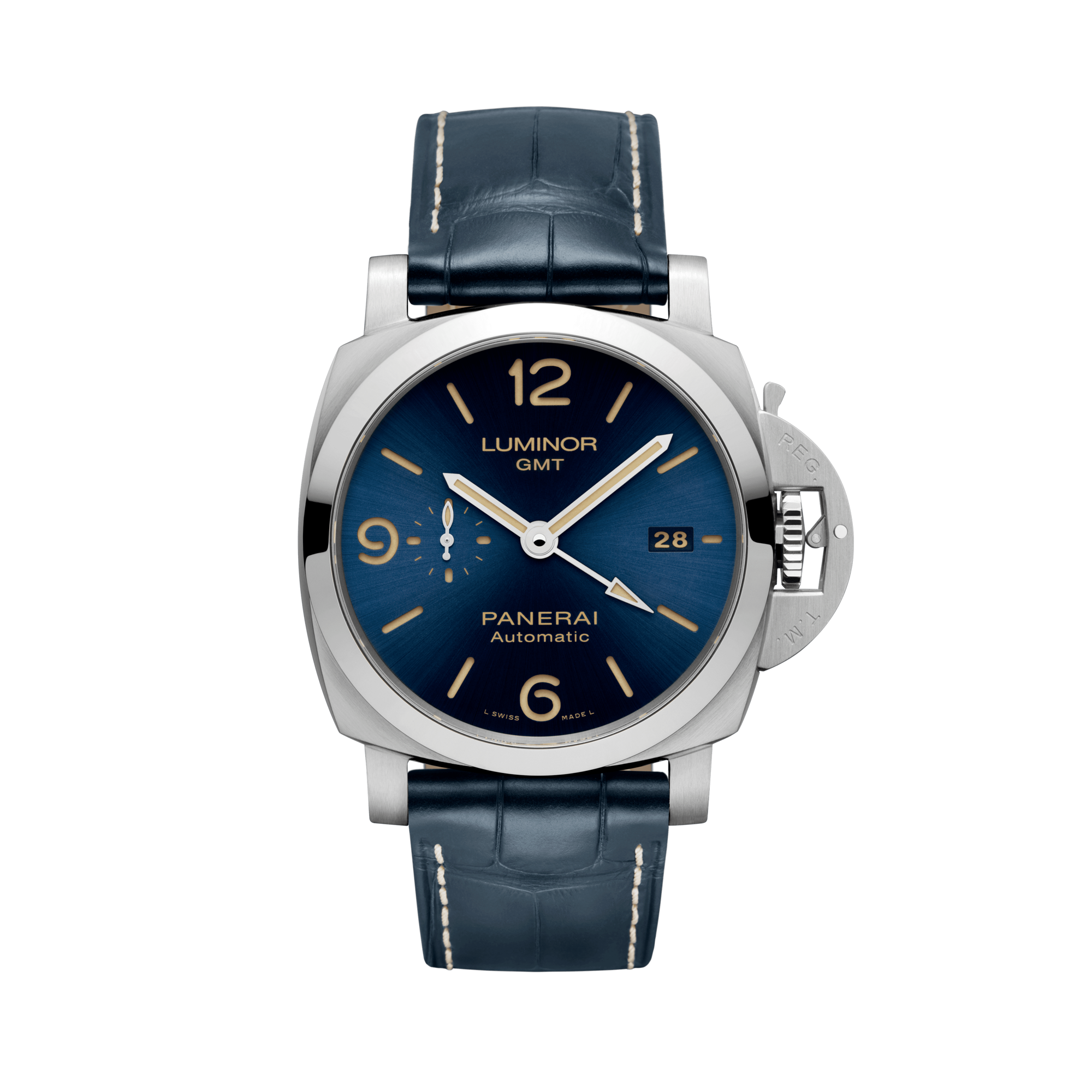 Luminor GMT - 44mm Blue Dial, Arabic/Baton Numerals_1