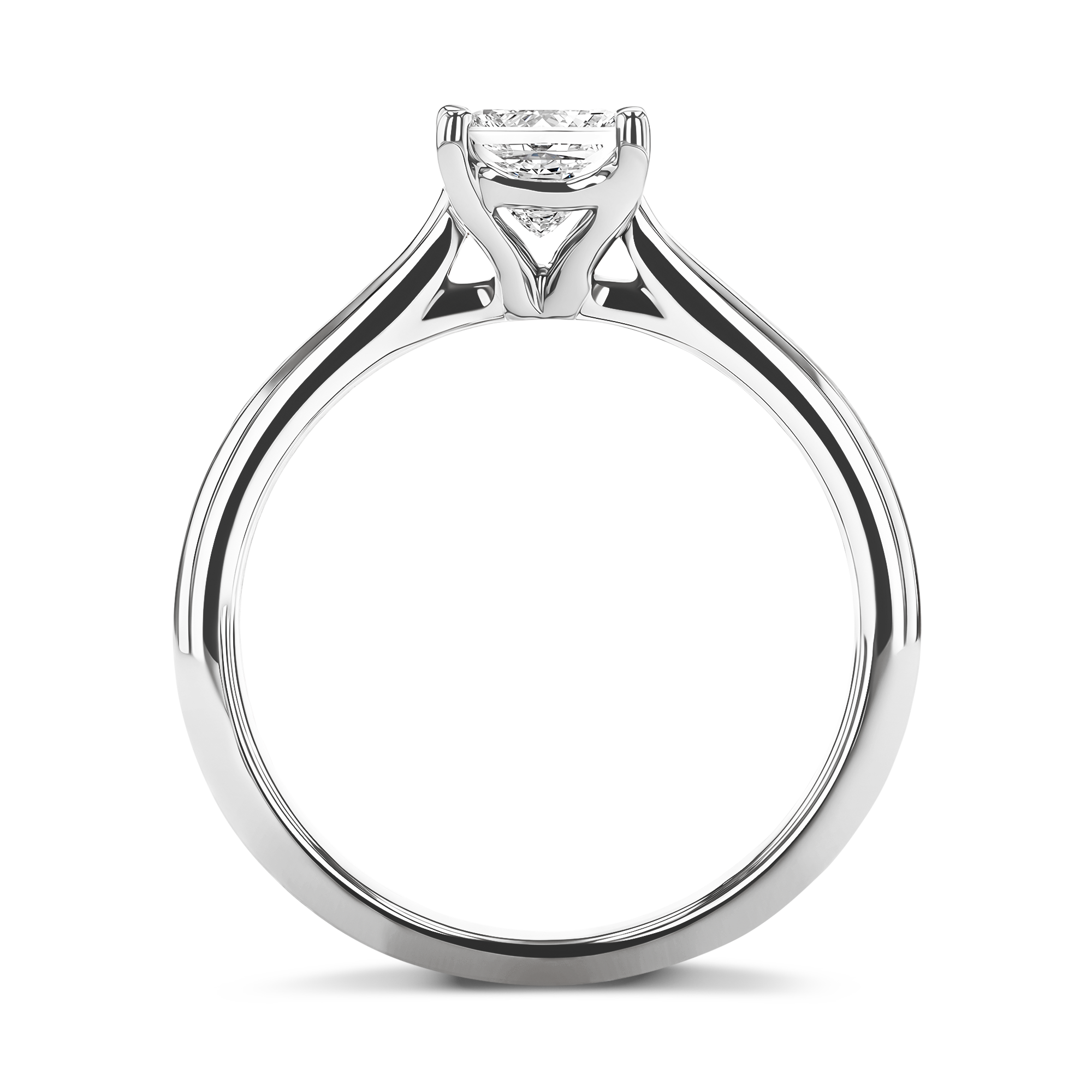 Gaia 0.40ct Princess Cut Diamond Ring Princess Cut, Claw Set_3