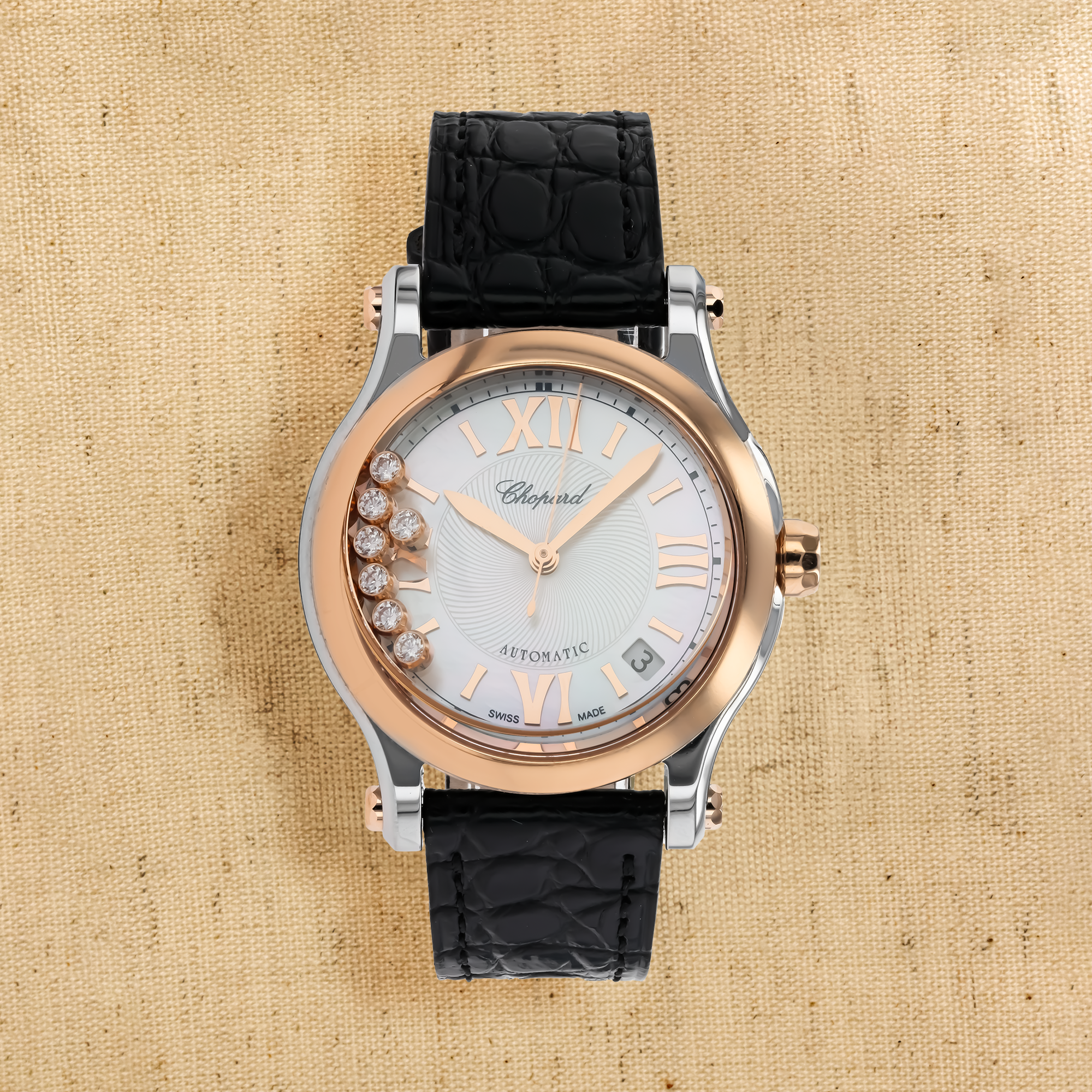 Pre-Owned Chopard Happy Sport 36mm, Mother of Pearl Dial, Roman Numerals_1