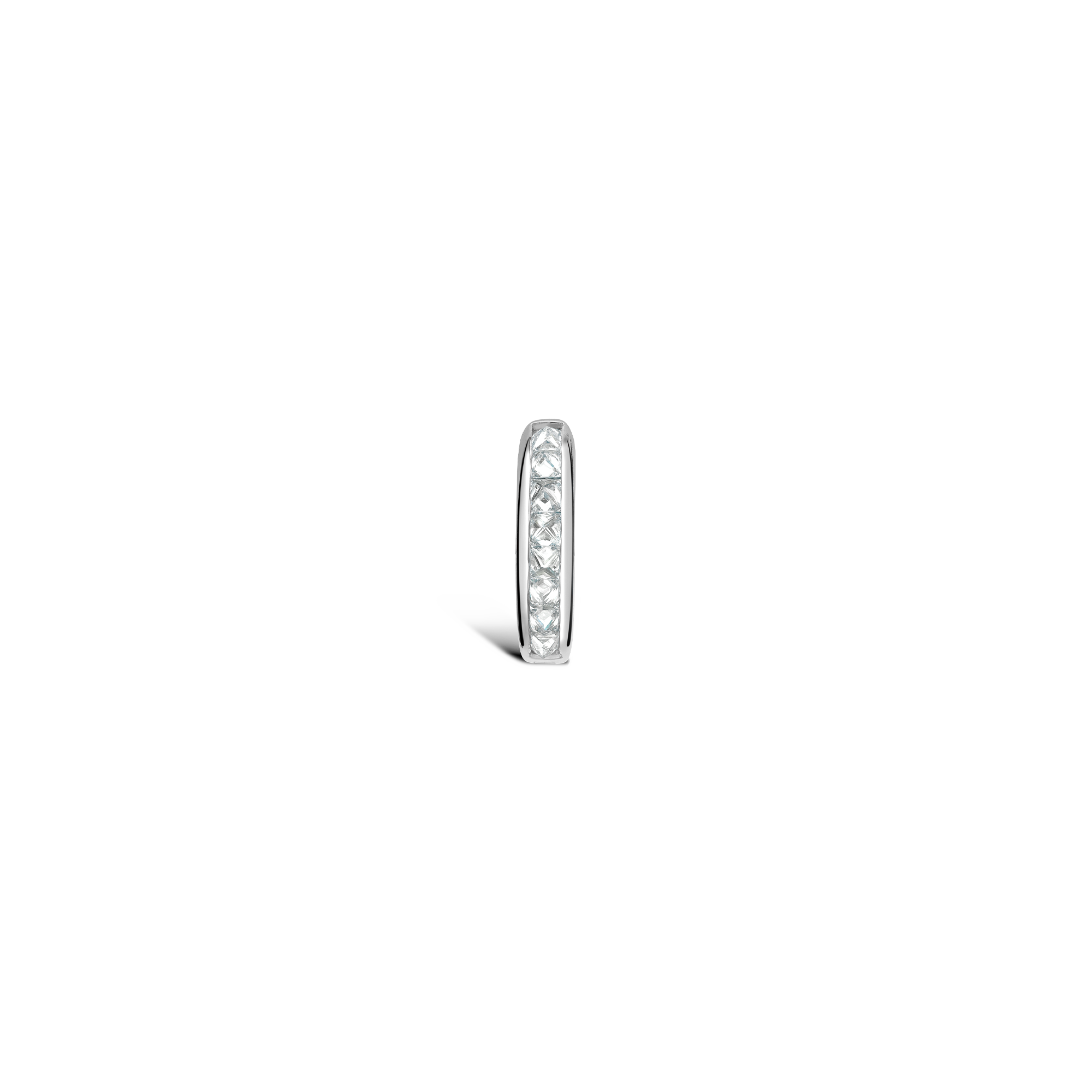 RockChic Diamond Hoop Earring Princess Cut_1
