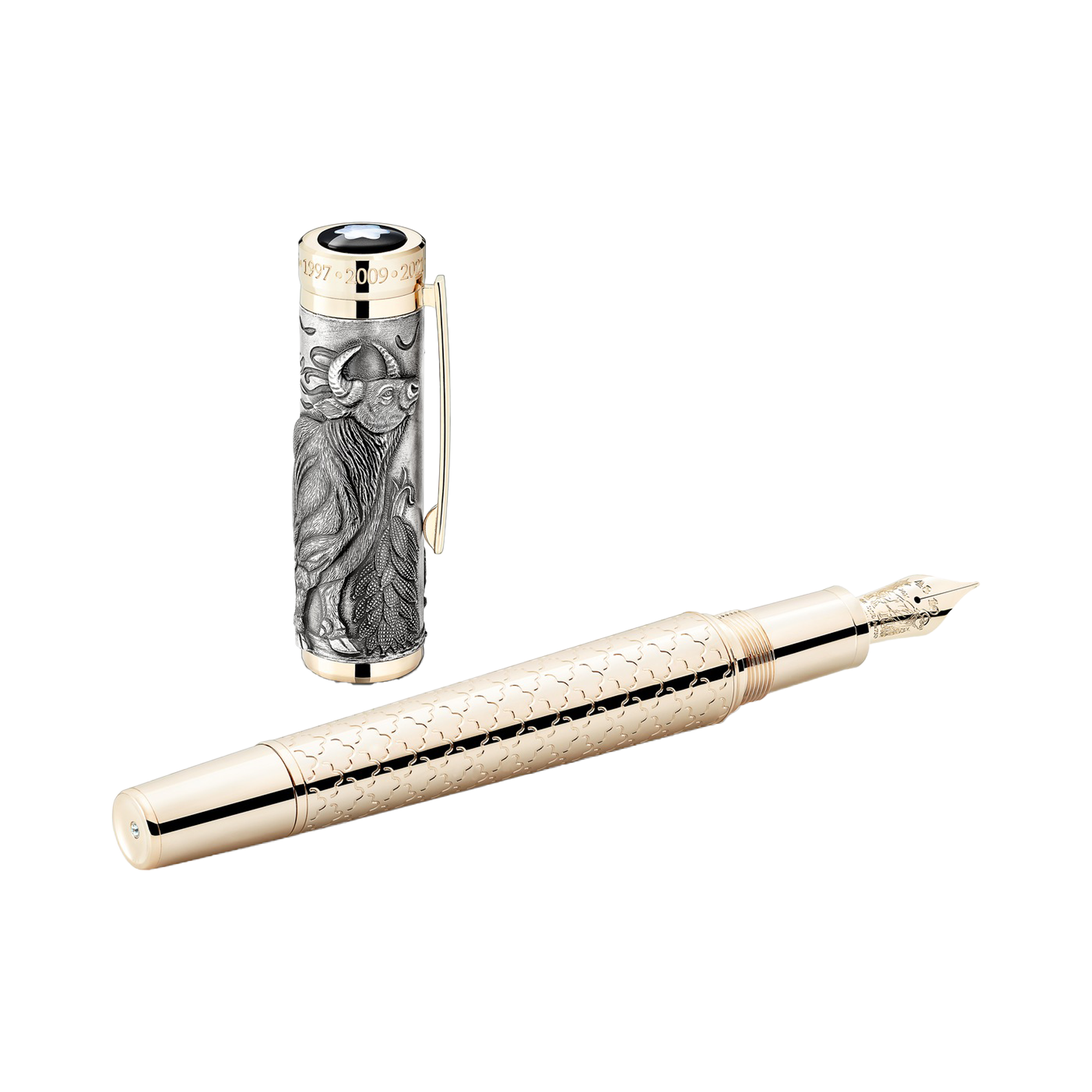 Montblanc The Legend of Zodiacs The Ox Limited Edition 512 Fountain Pen Mother of Pearl, Size M_2