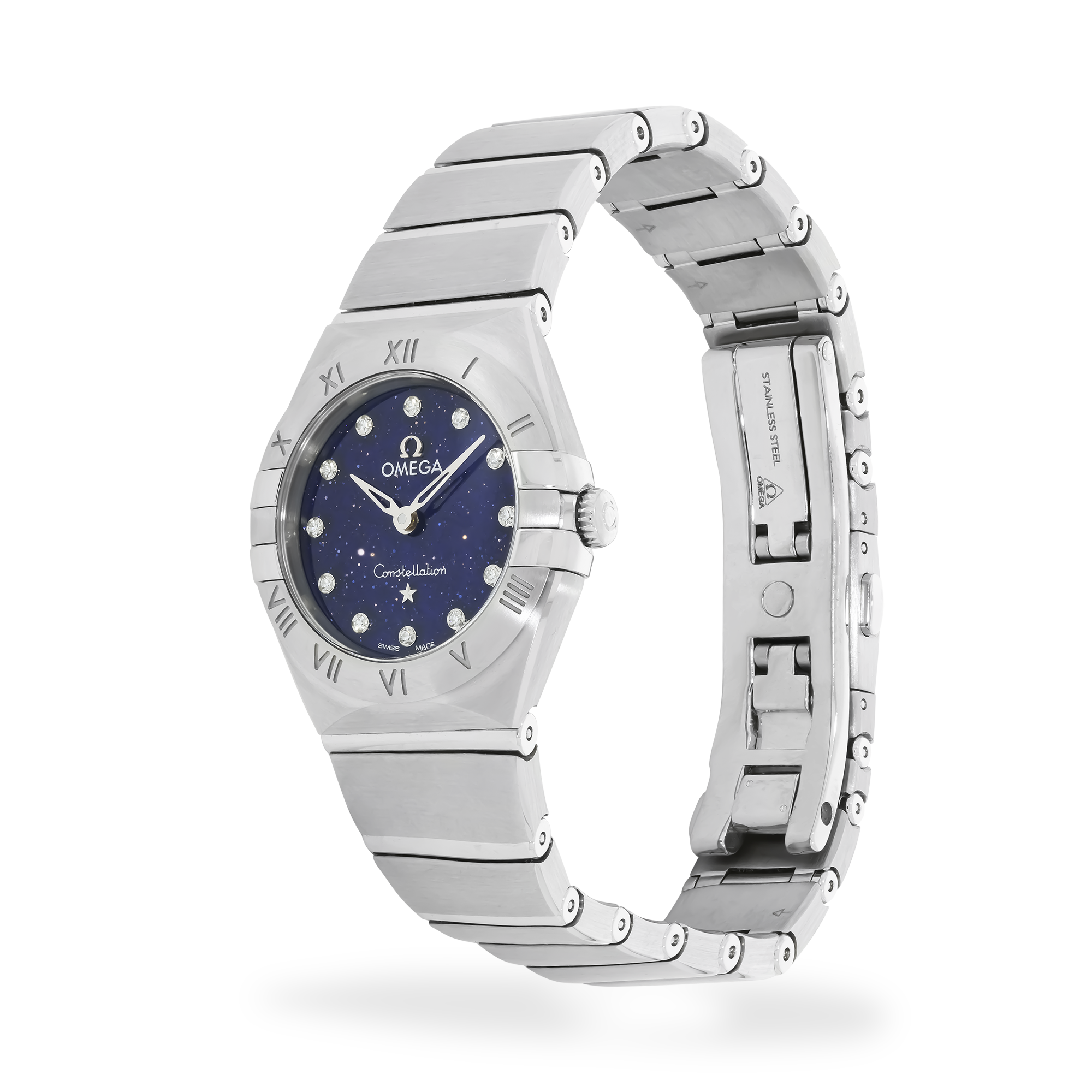 Pre-Owned OMEGA Constellation 25mm, Blue dial, Diamond numerals_2