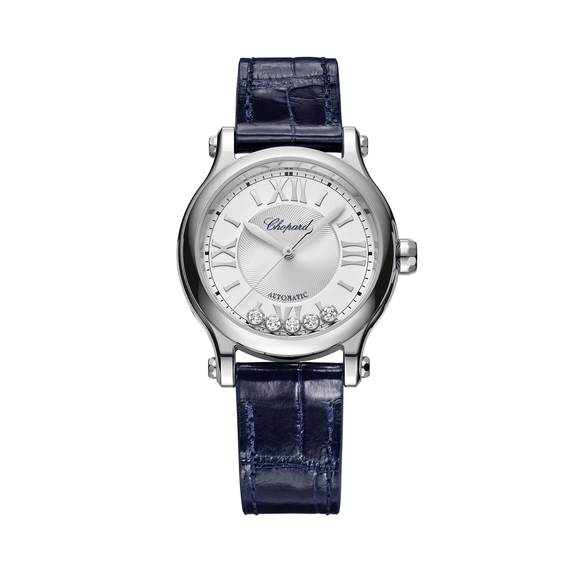 Chopard Happy Sport 33 33mm, Silver Dial, Baton/Roman Numerals_1