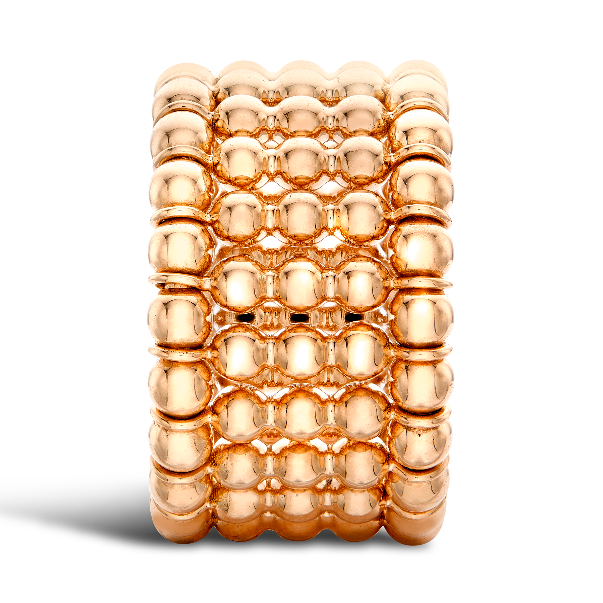 Bohemia Expandable Three Row Ring _4