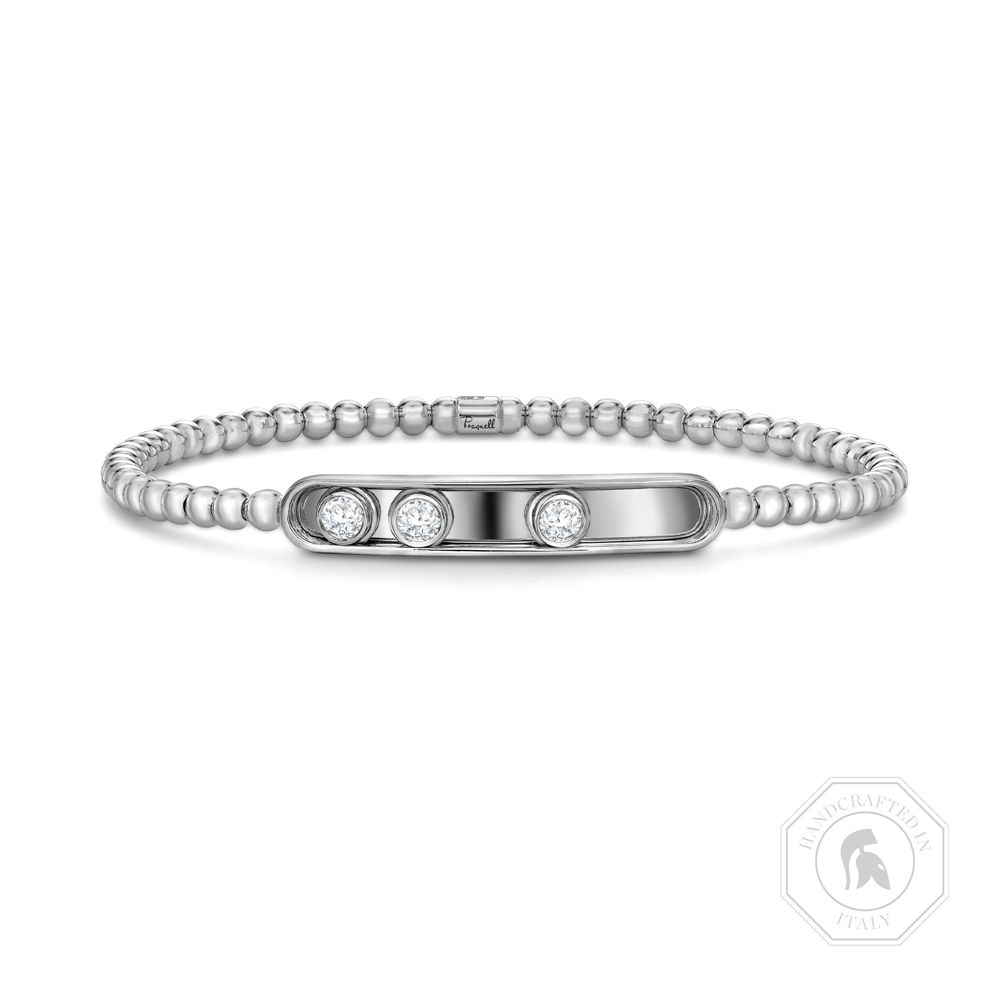 Bohemia Diamond Bracelet Brilliant Cut, Rubover Set_1