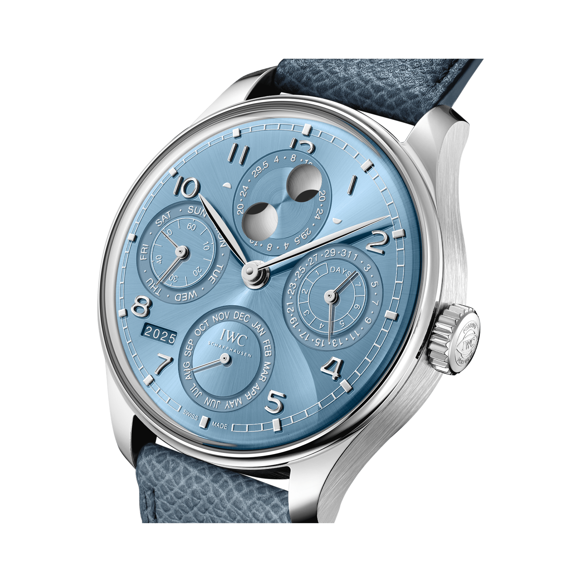 IWC Portugieser Perpetual Calendar 44.4mm, Blue Dial, Arabic Numerals_3