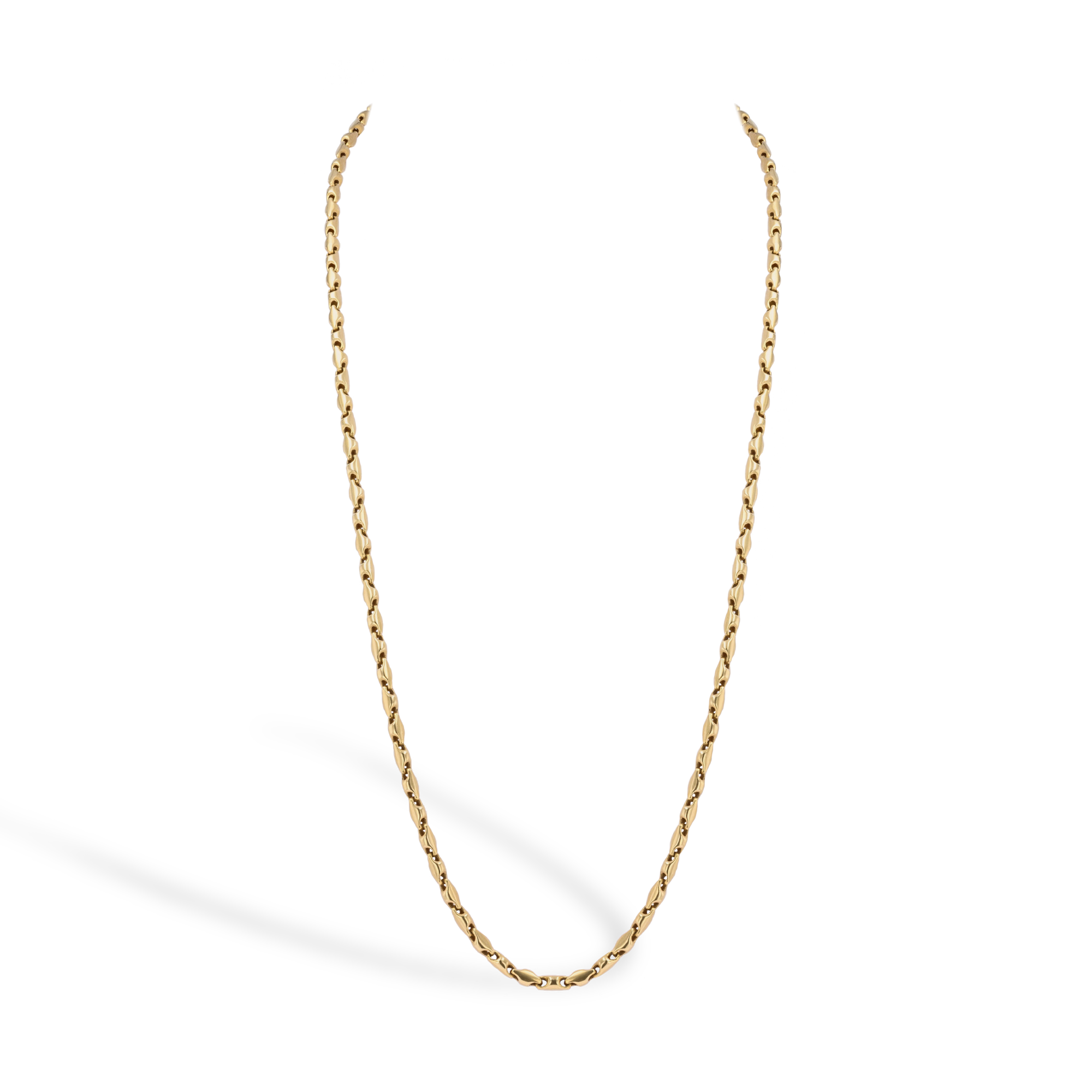 60cm Fancy Box Link Necklace _1