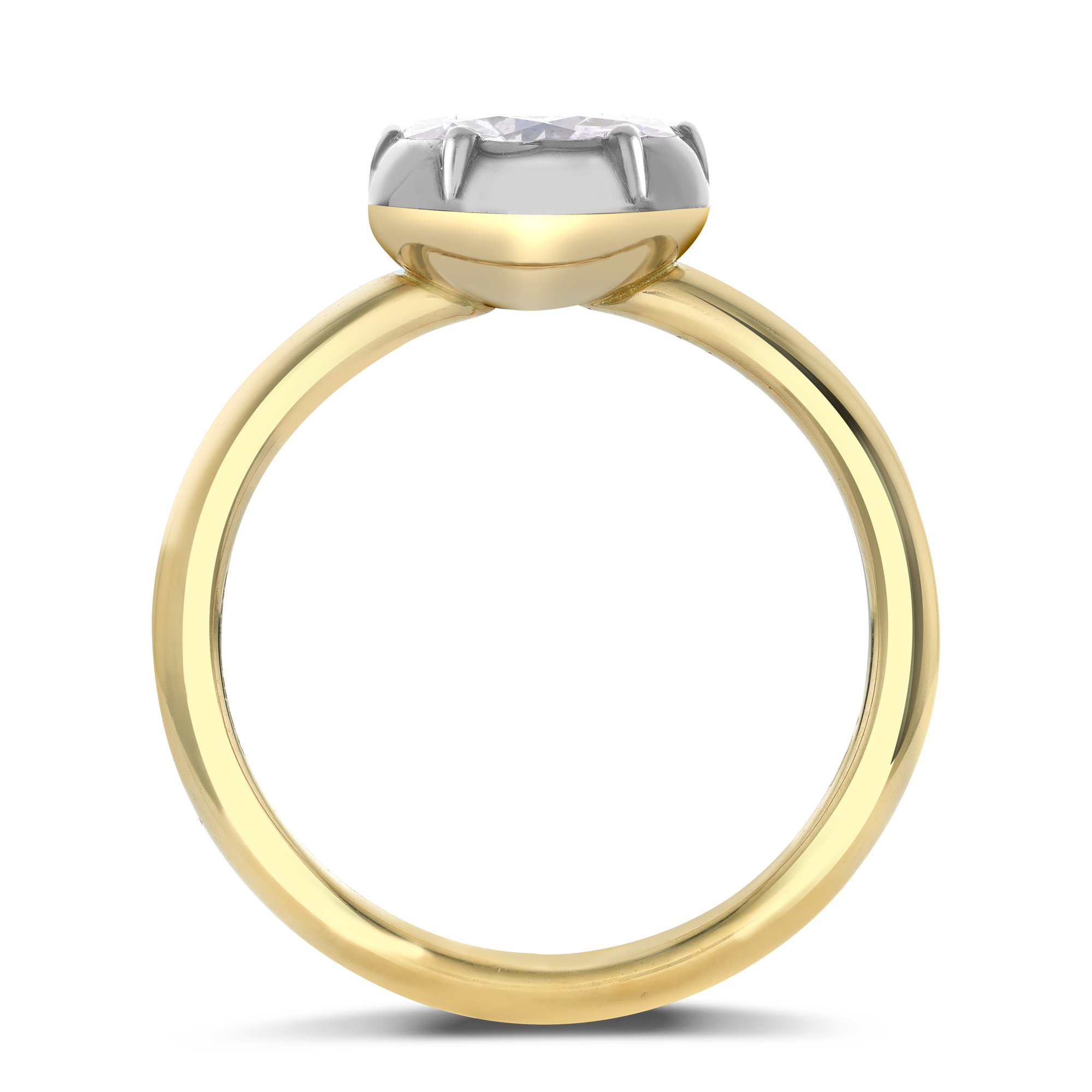 Georgian Setting Diamond Solitaire Ring Brilliant cut, Claw set_3