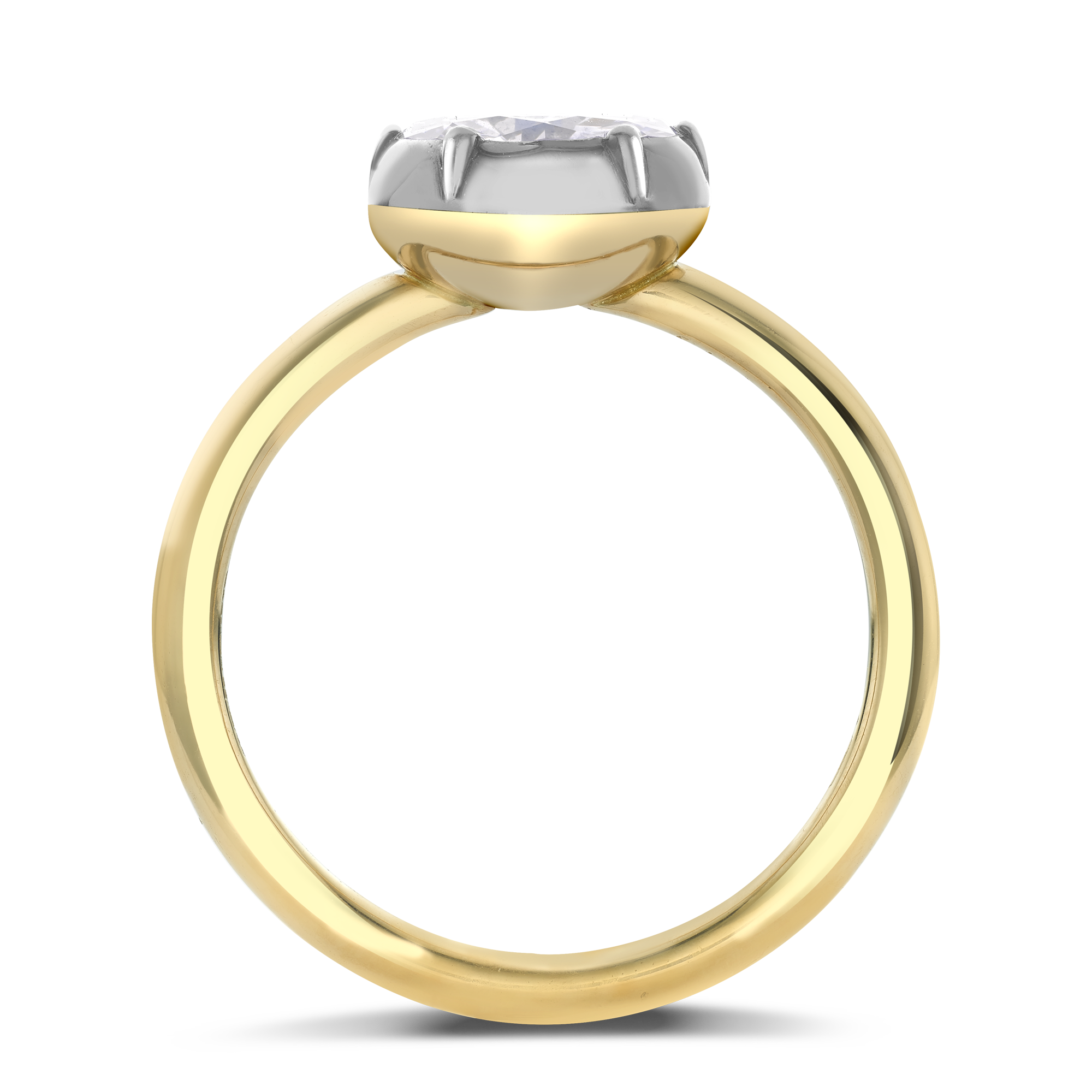 Georgian Setting Diamond Solitaire Ring Brilliant cut, Claw set_3