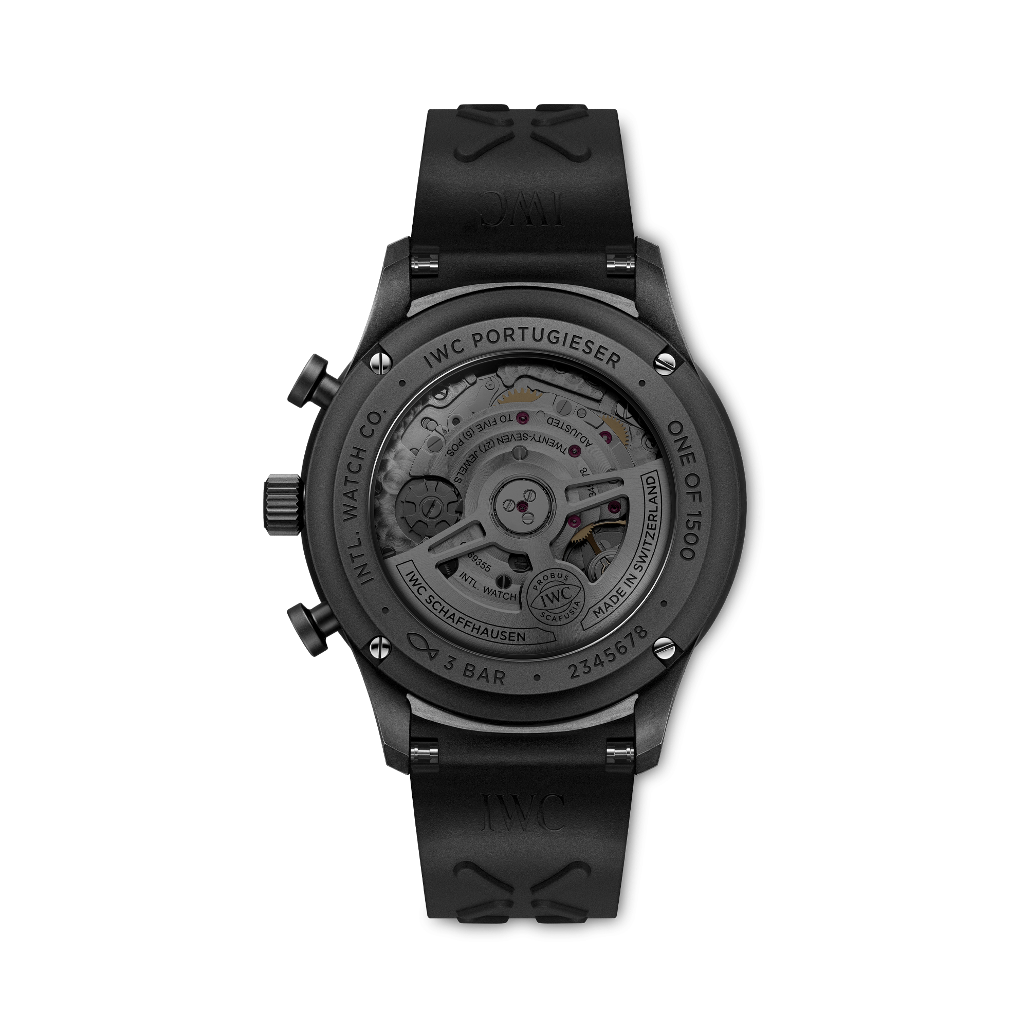 IWC Portugieser Chronograph Ceratanium® 41mm, Black Dial, Arabic Numerals_2