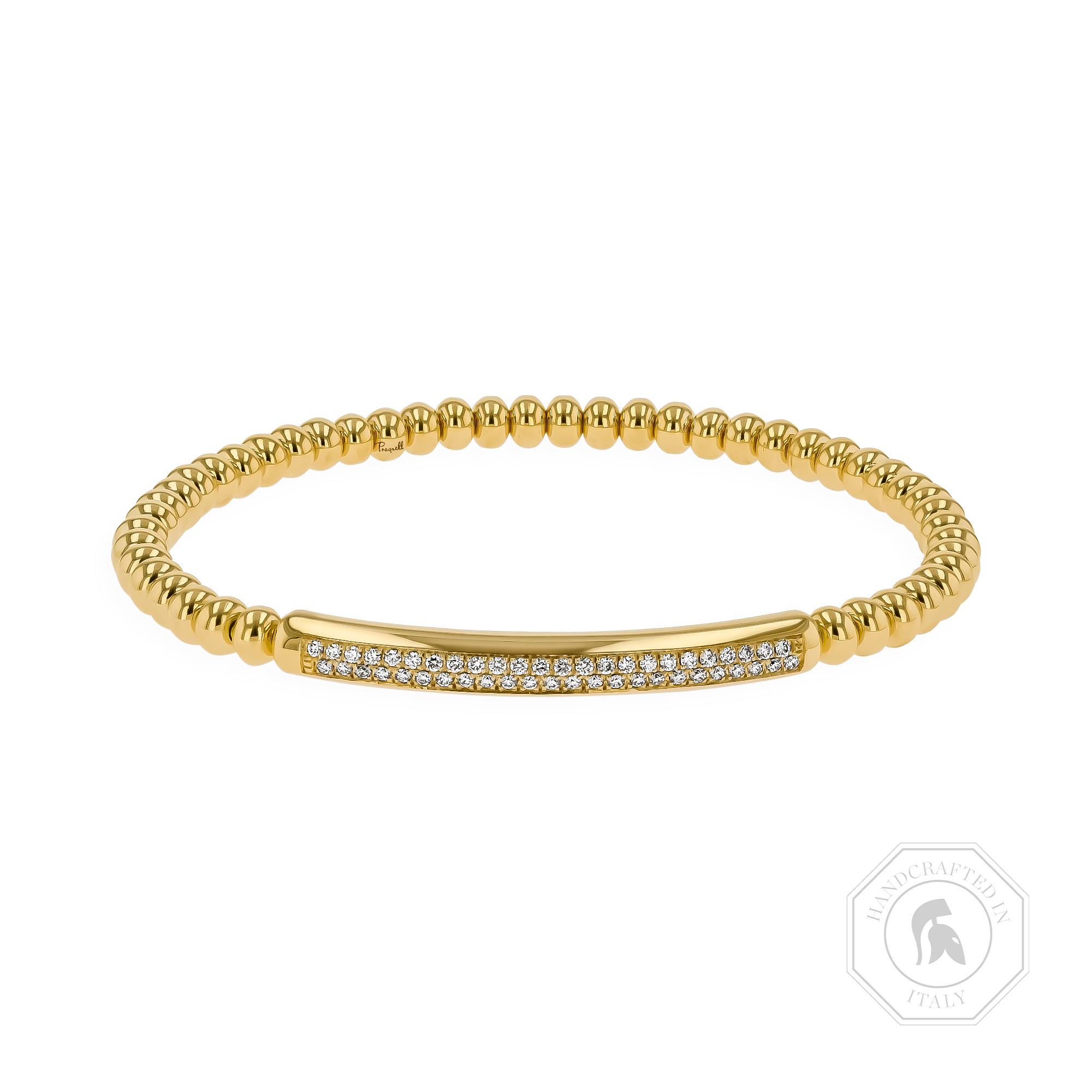 Bohemia 0.53ct Large Expandable Diamond Bracelet Brilliant Cut, Pave Set_1