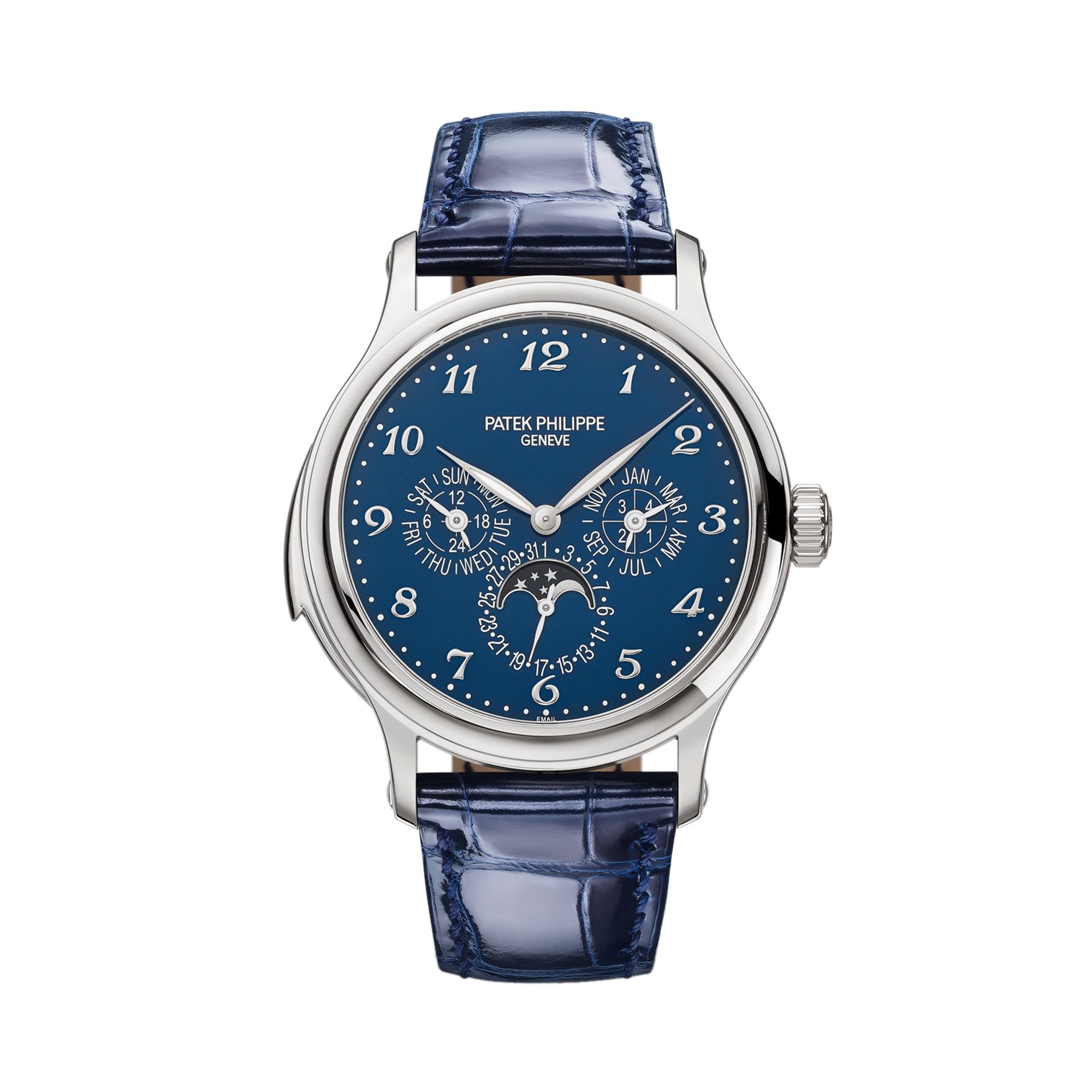 Patek Philippe Grand Complications 42mm, Blue Dial, Arabic Numerals_1