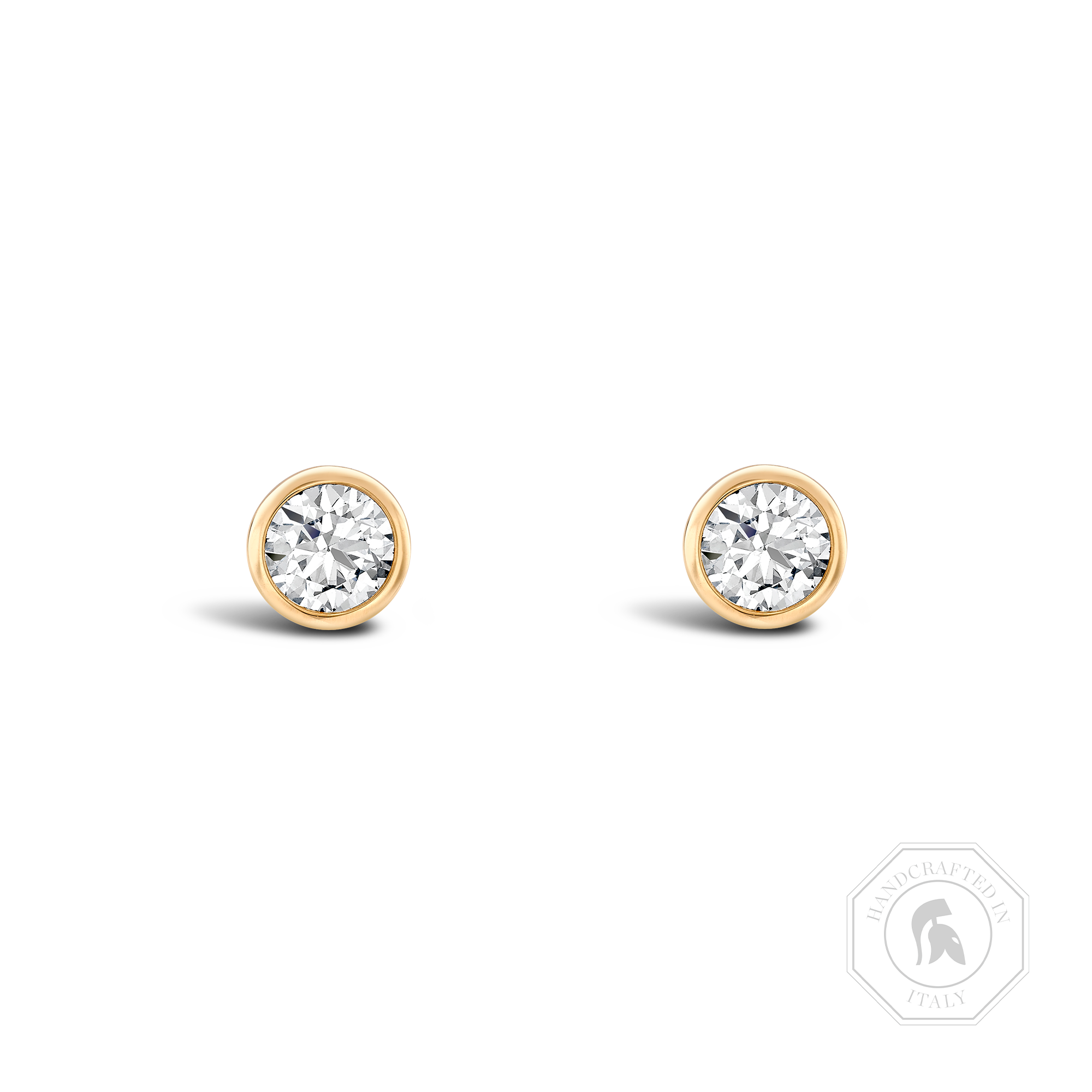 Sundance Diamond Stud Earrings Brilliant Cut, Rubover Set_1