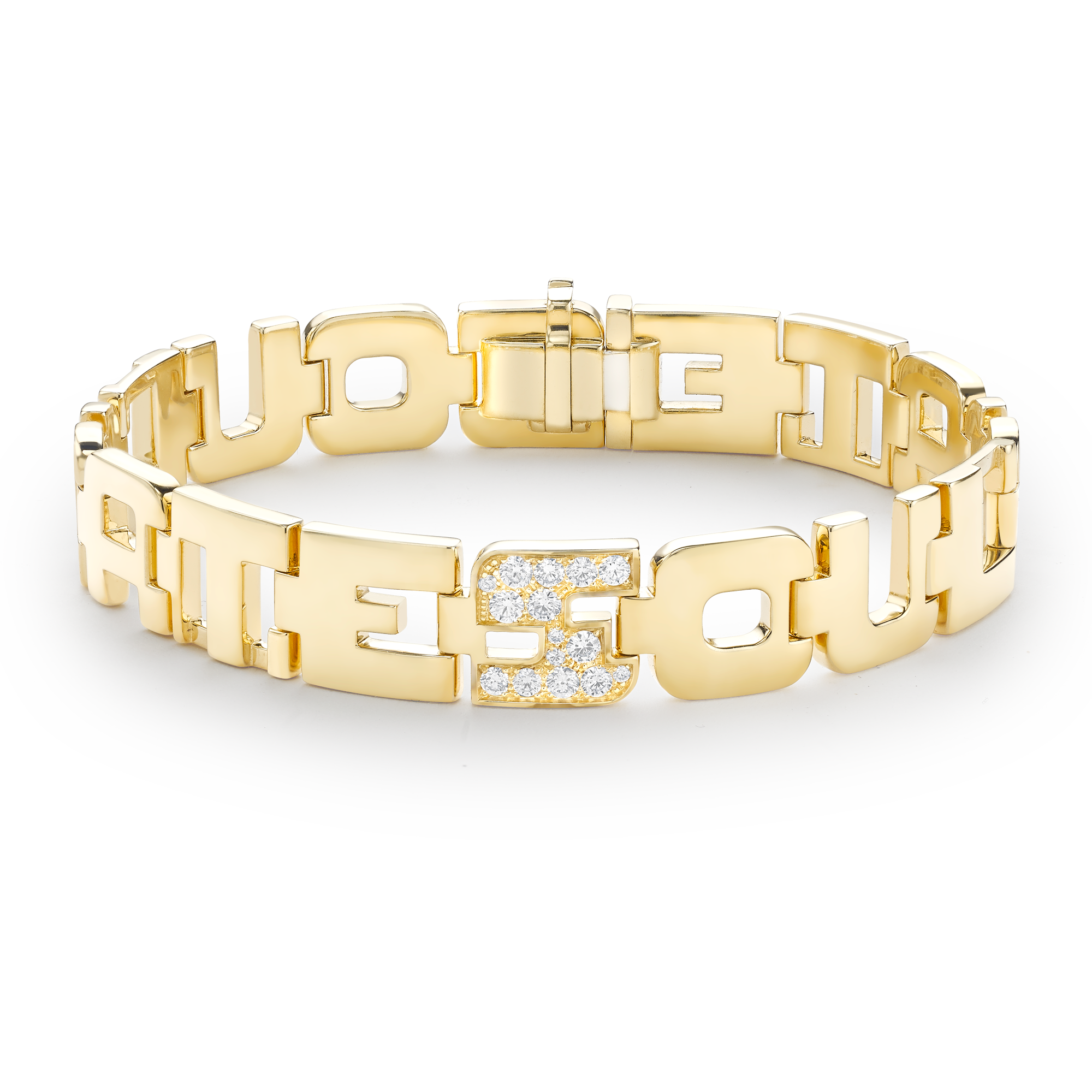 Loveletters "SOULMATE" Bracelet Brilliant Cut, Grain Set_1