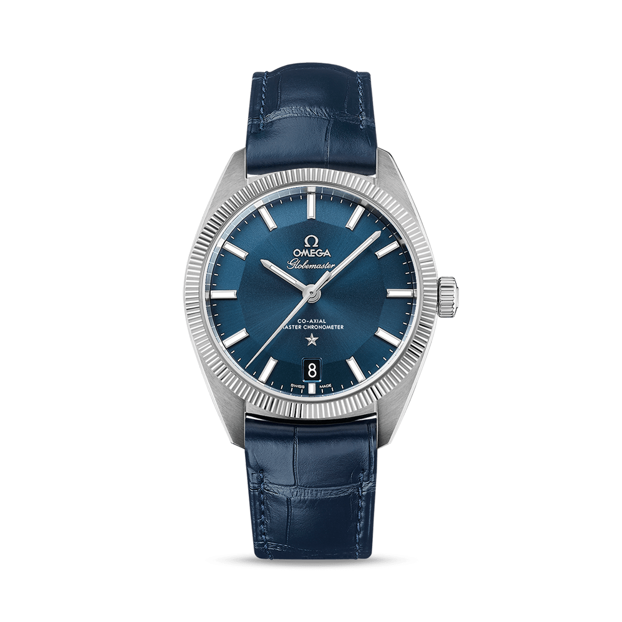 OMEGA Constellation Globemaster 39mm, Blue Dial, Baton Numerals_1