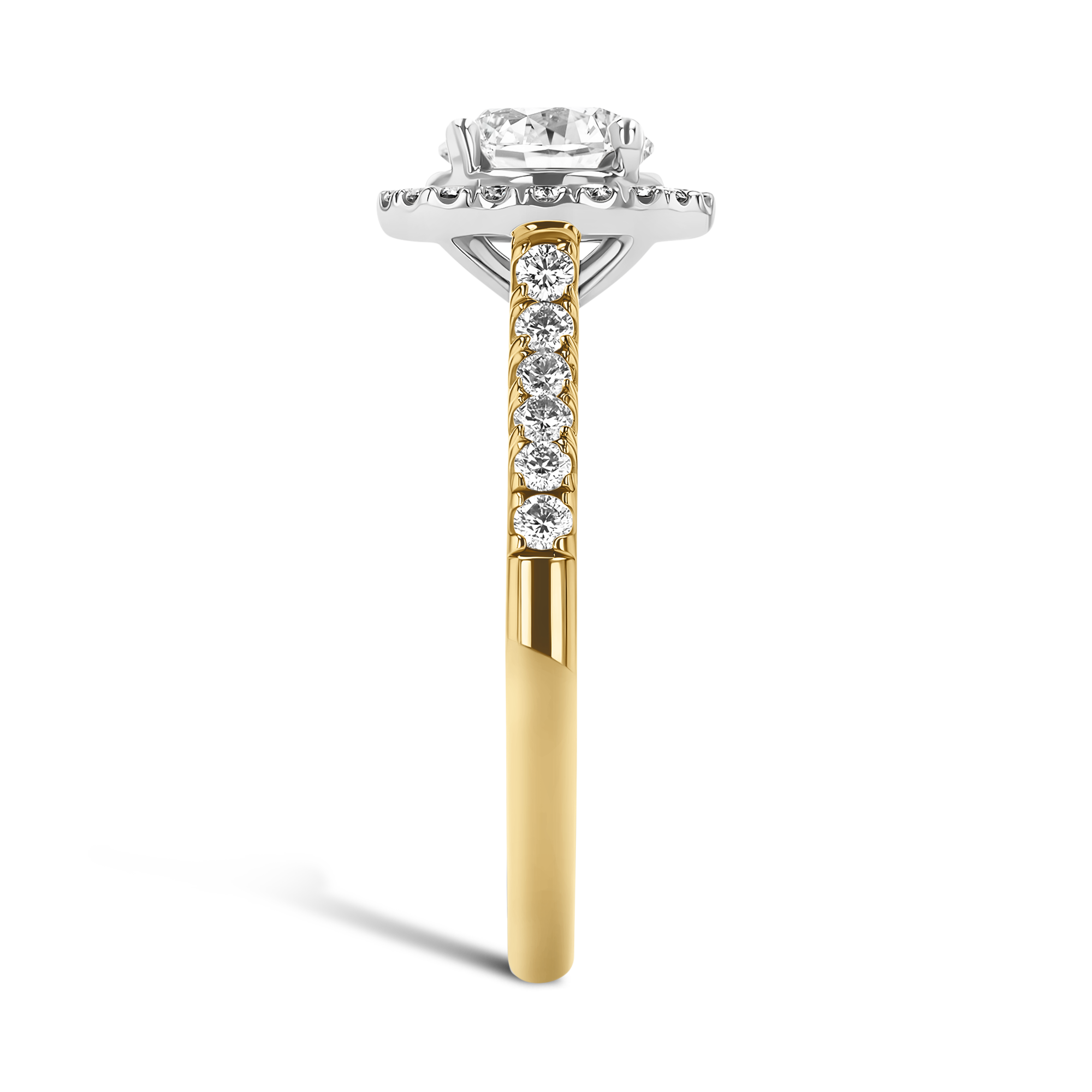 Celestial 1.01ct Brilliant Cut Diamond Cluster Ring Brilliant cut, Claw set_4