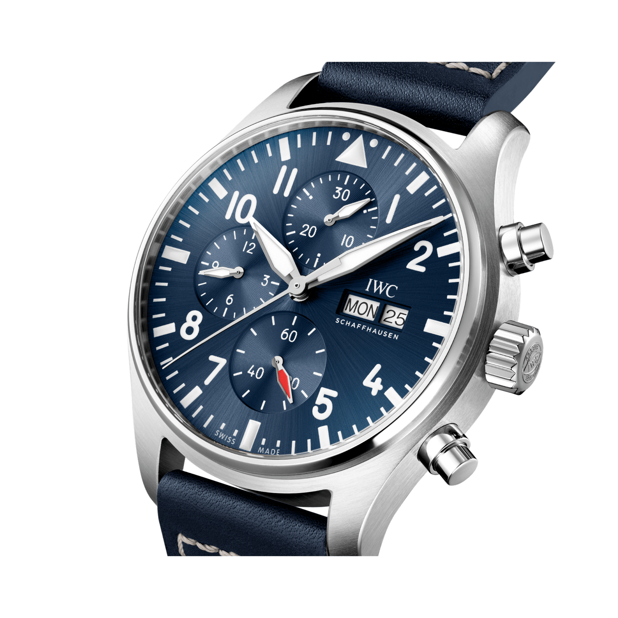 IWC Pilot's Chronograph 43mm, Blue Dial, Arabic Numerals_3