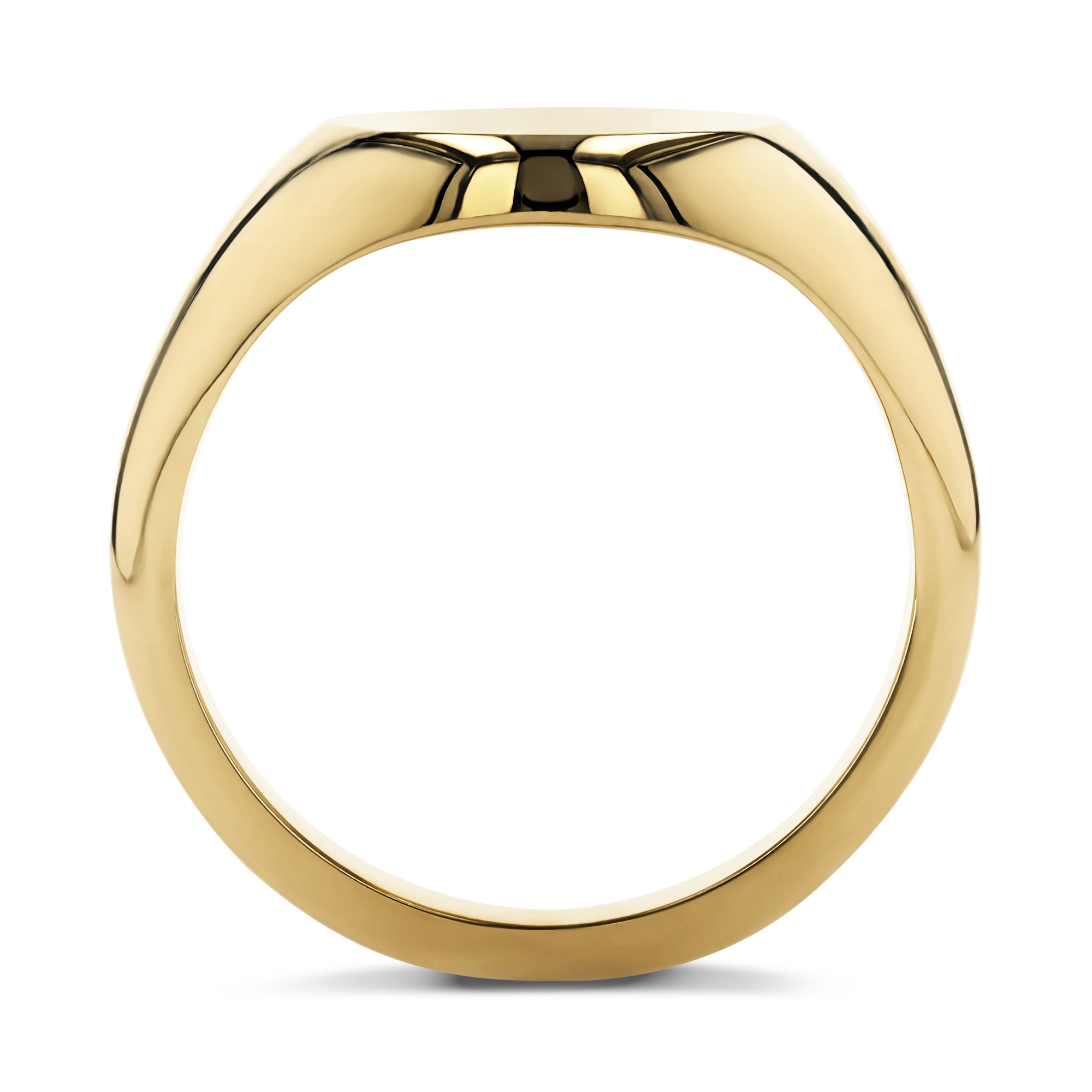 Plain Oval Signet Ring _3