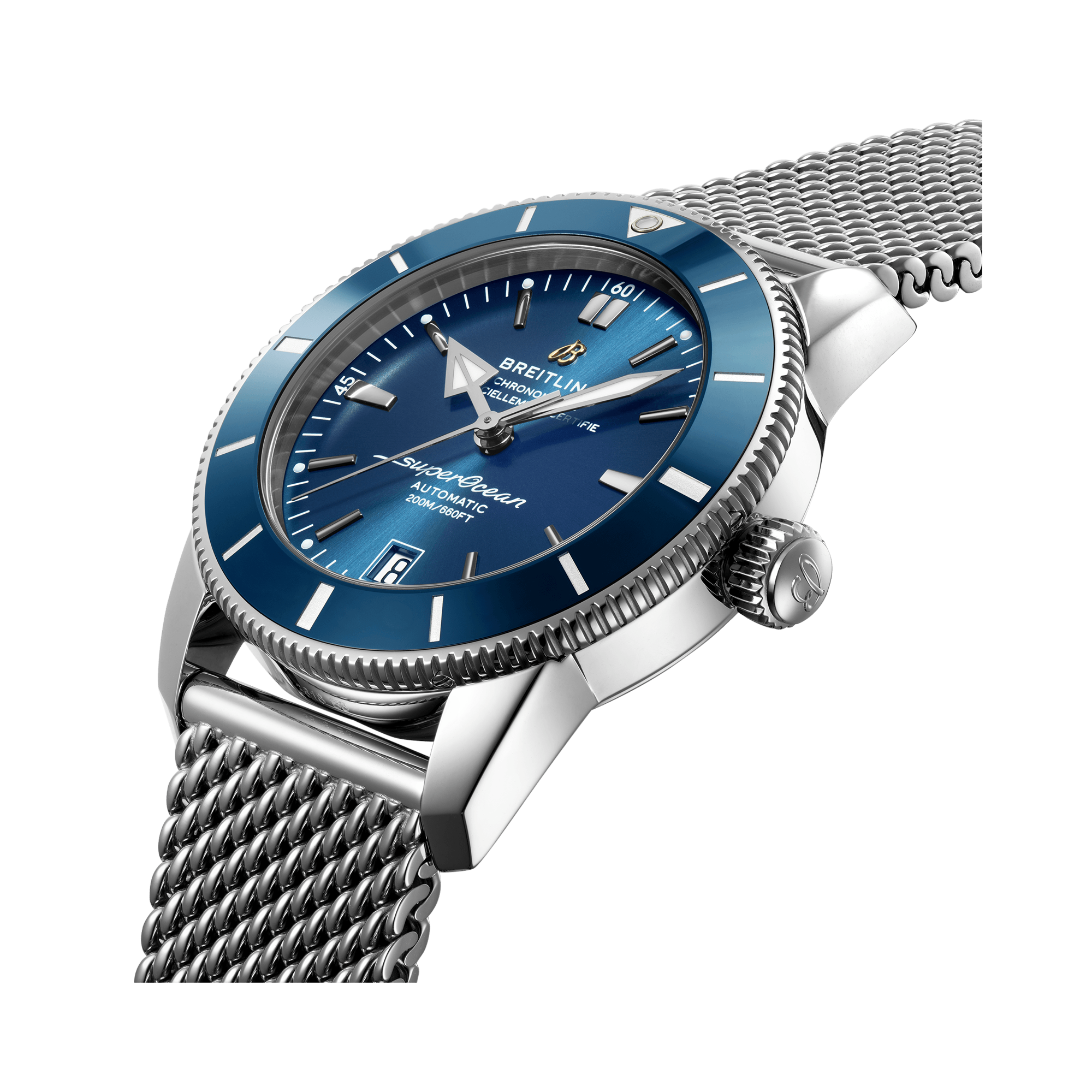 Breitling Superocean Heritage B20 Automatic 42mm, Blue Dial, Baton Numerals_3