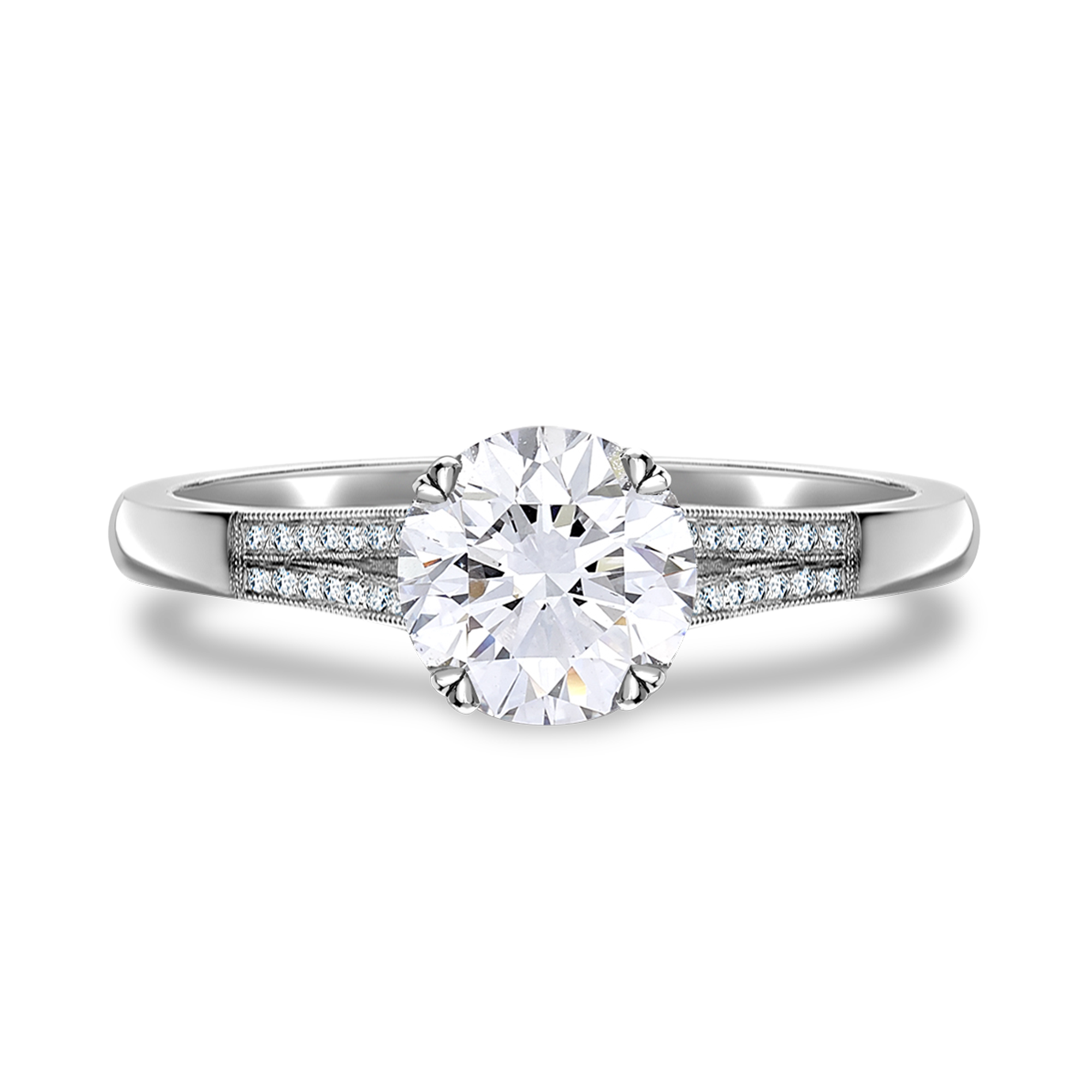 Imperial 1.30ct Diamond Solitaire Ring Brilliant cut, Claw set_2