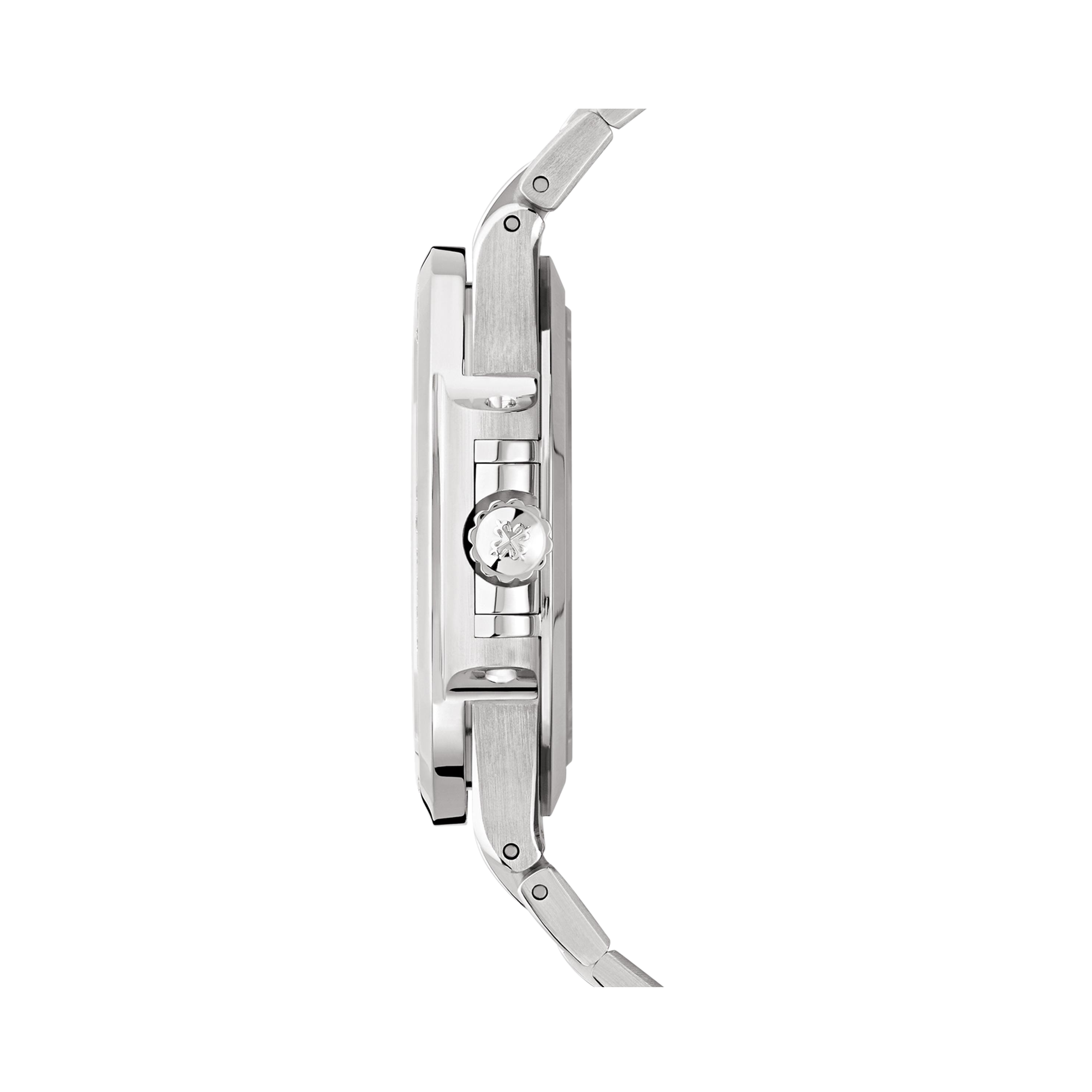 Patek Philippe Nautilus 35.2mm, Grey Dial, Baton Numerals_3