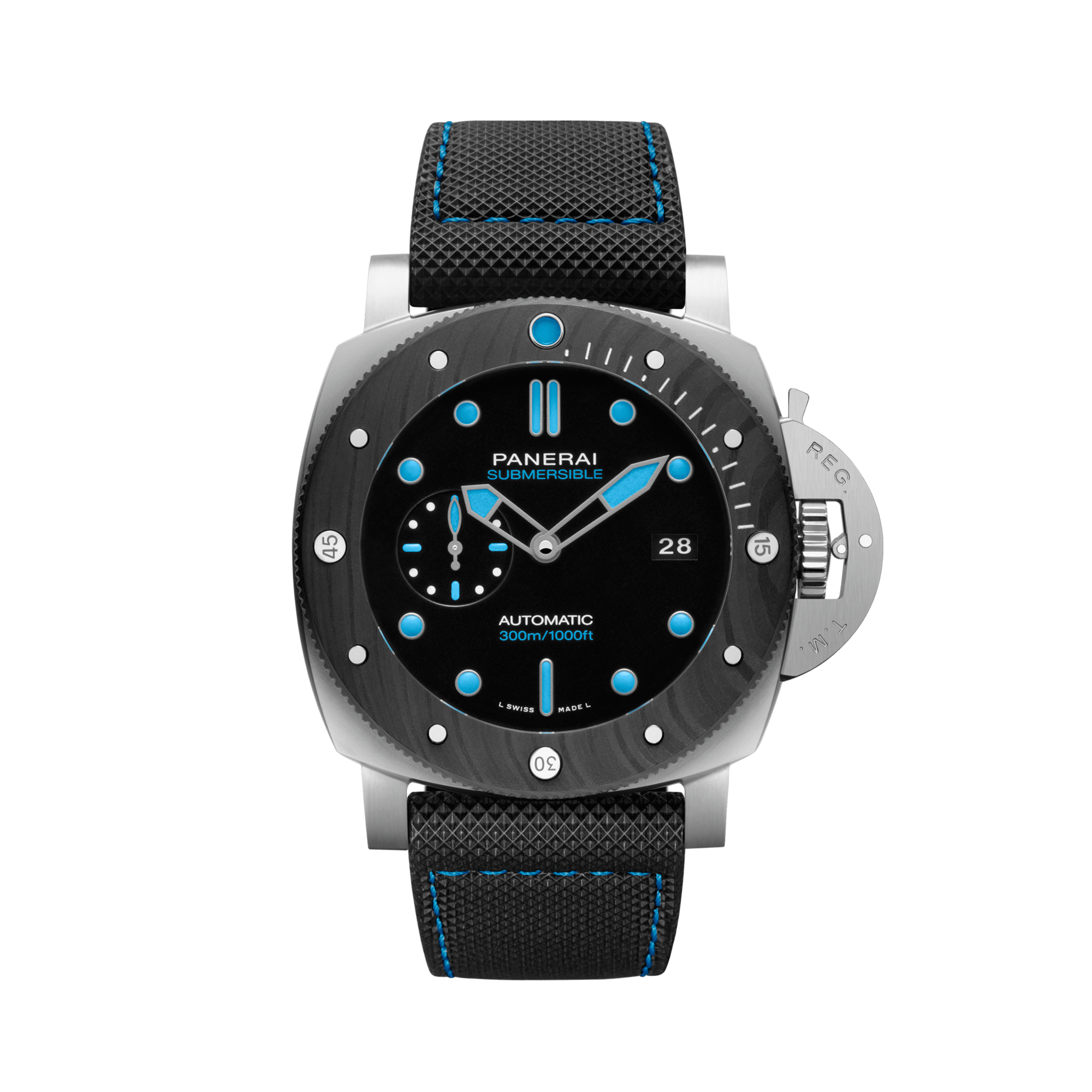 Submersible BMG-TECH™ - 47mm Black Dial, Baton Numerals_4