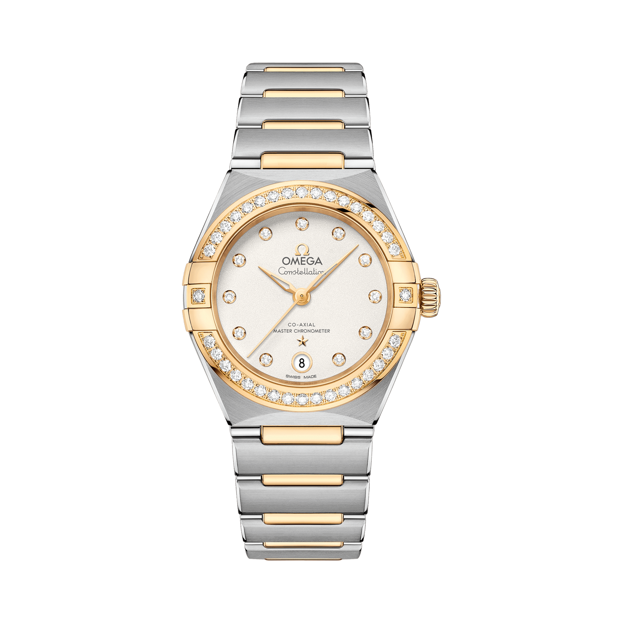 OMEGA Constellation 29mm, Silver dial, Diamond numerals_1