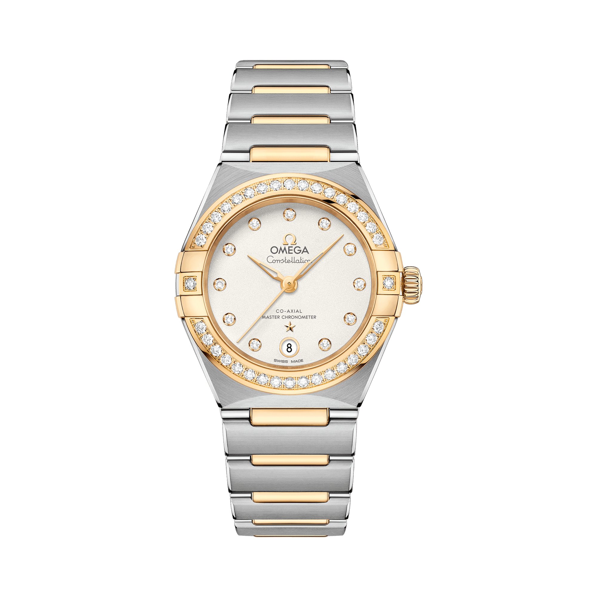 OMEGA Constellation 29mm, Silver dial, Diamond numerals_1