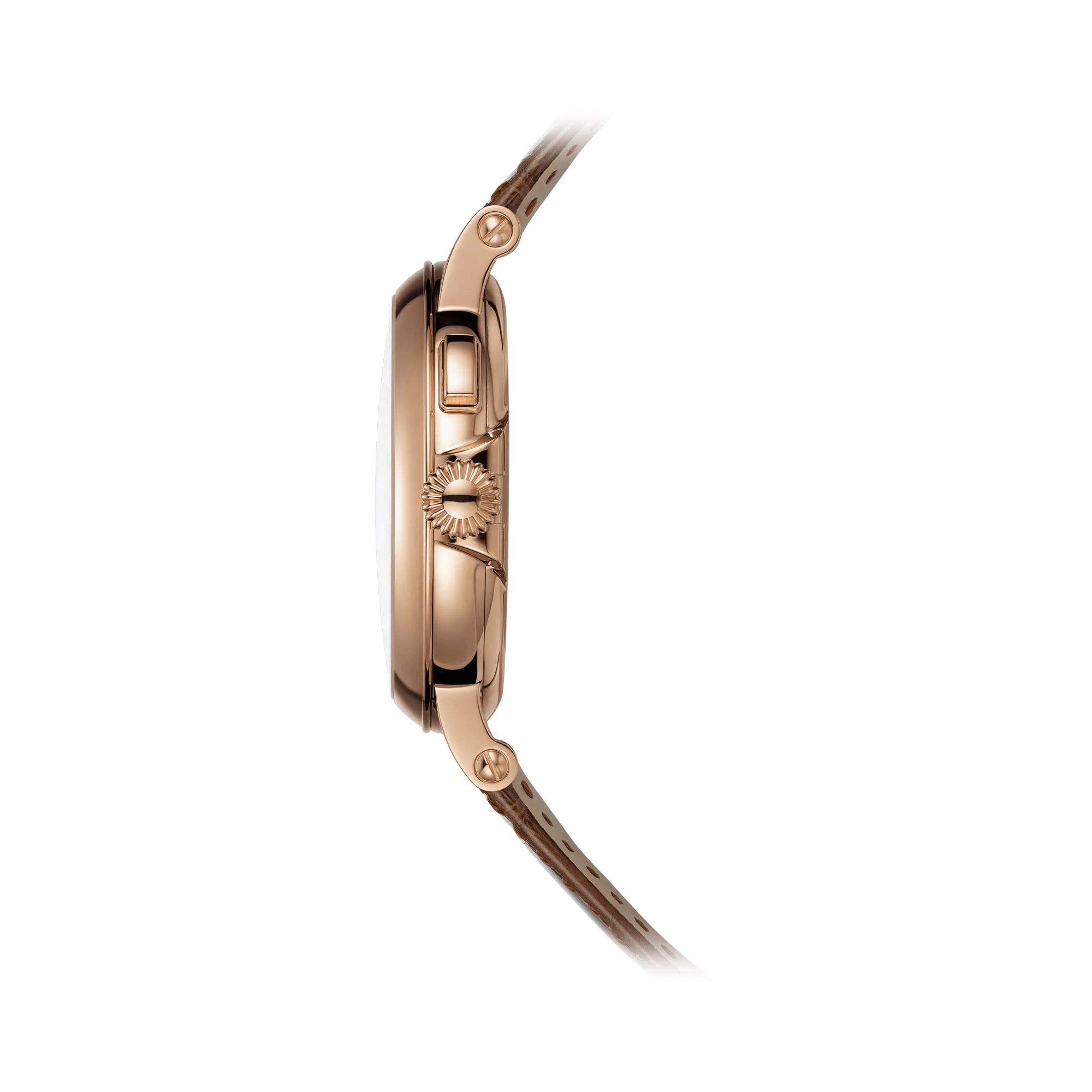 Patek Philippe Calatrava 39mm, Rose Dial, Baton Numerals_3