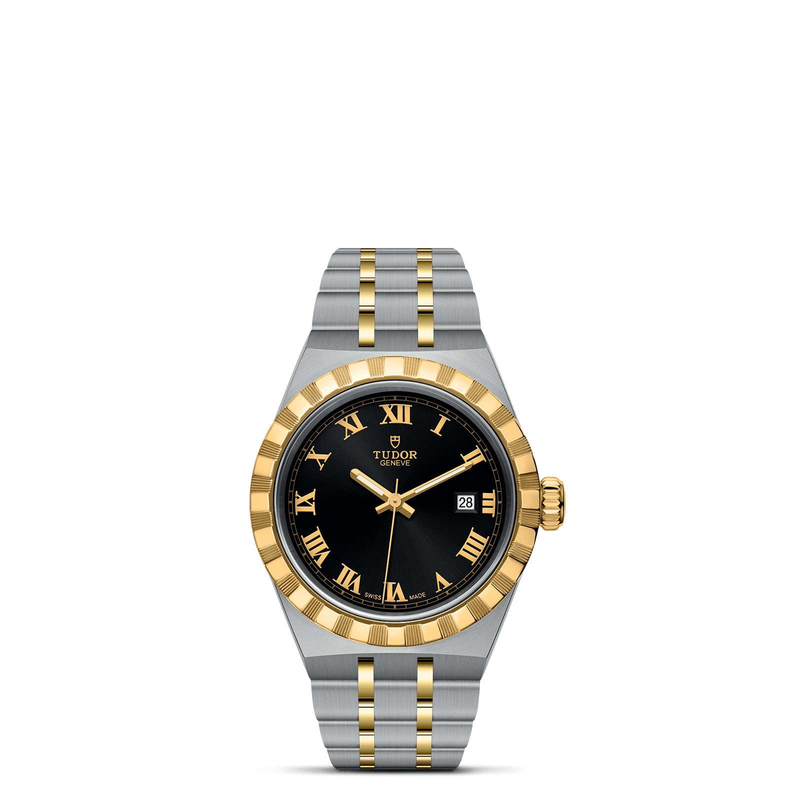 Tudor Royal 28mm. Black Dial. Roman Numerals_1