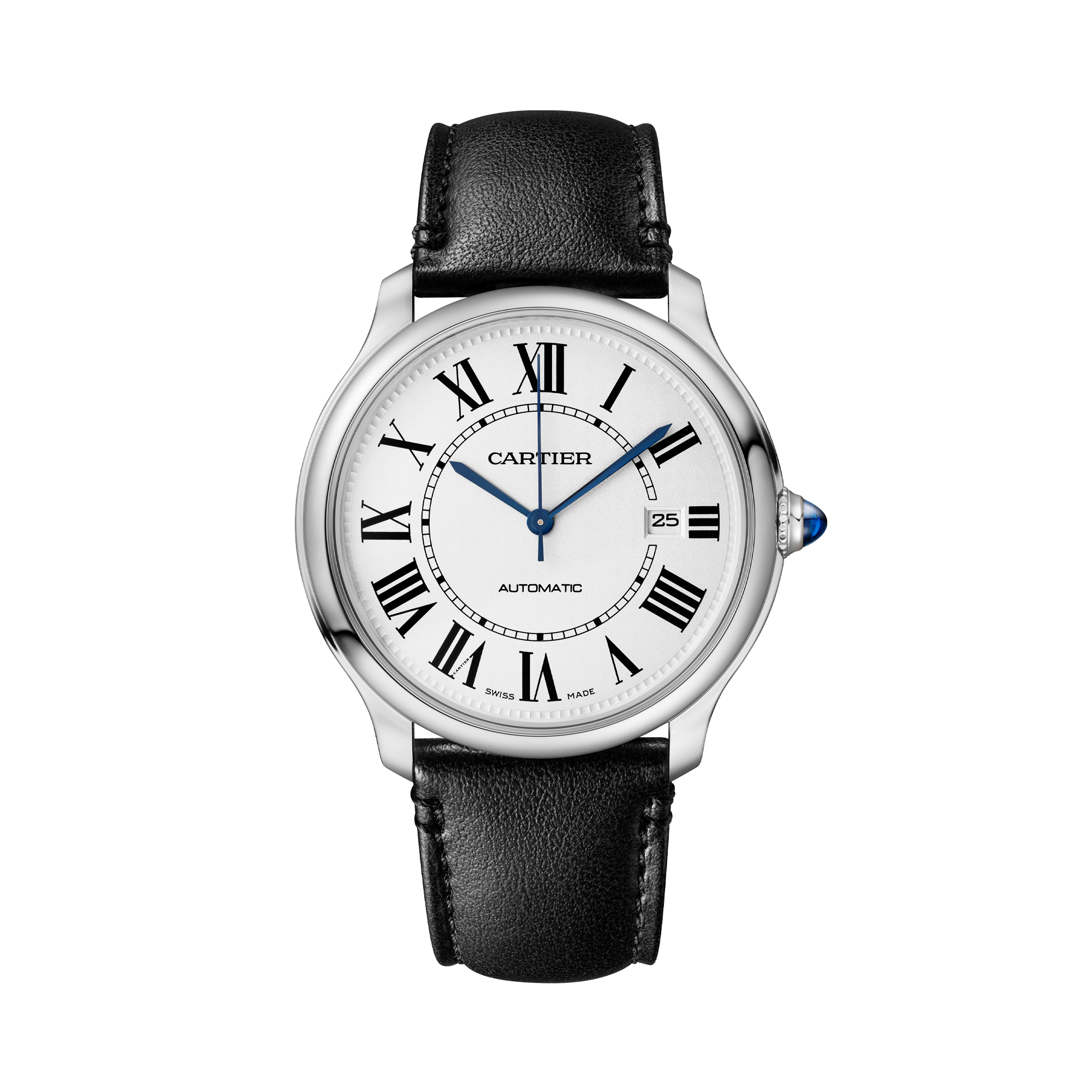 Cartier Ronde Must 40mm, Silver Dial, Roman Numerals_1