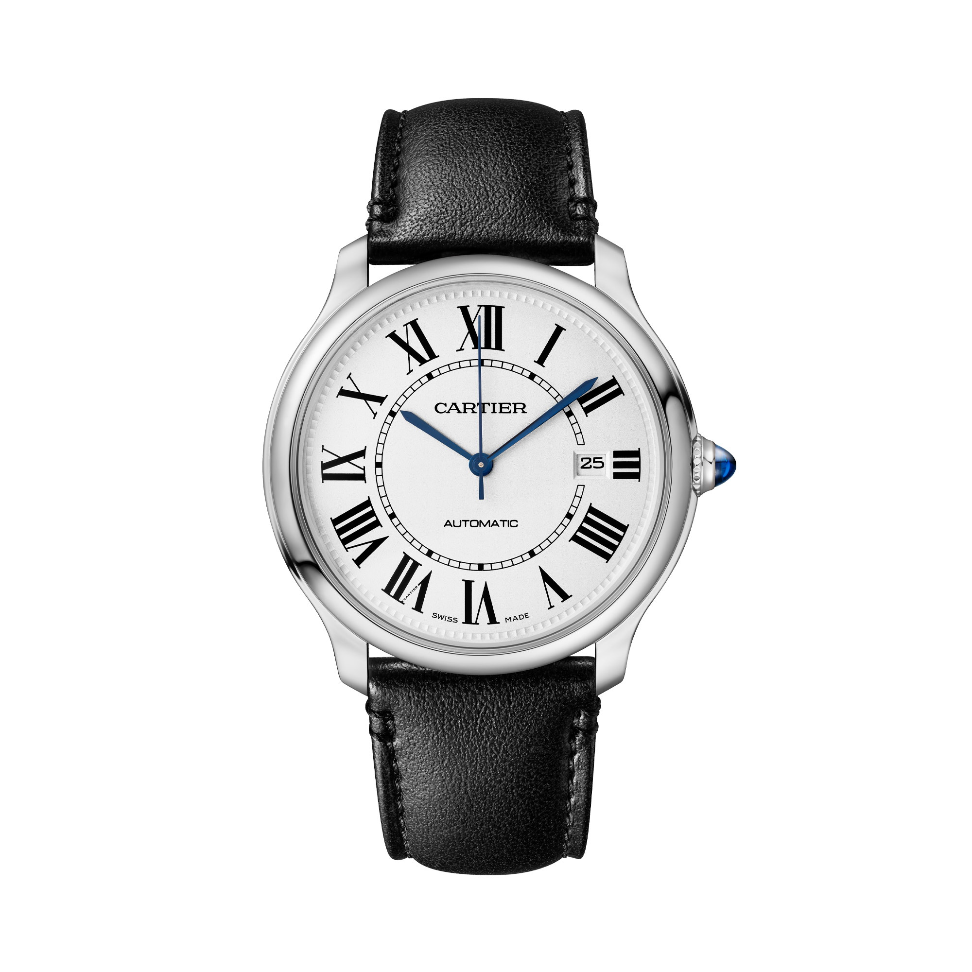 Cartier Ronde Must 40mm, Silver Dial, Roman Numerals_1