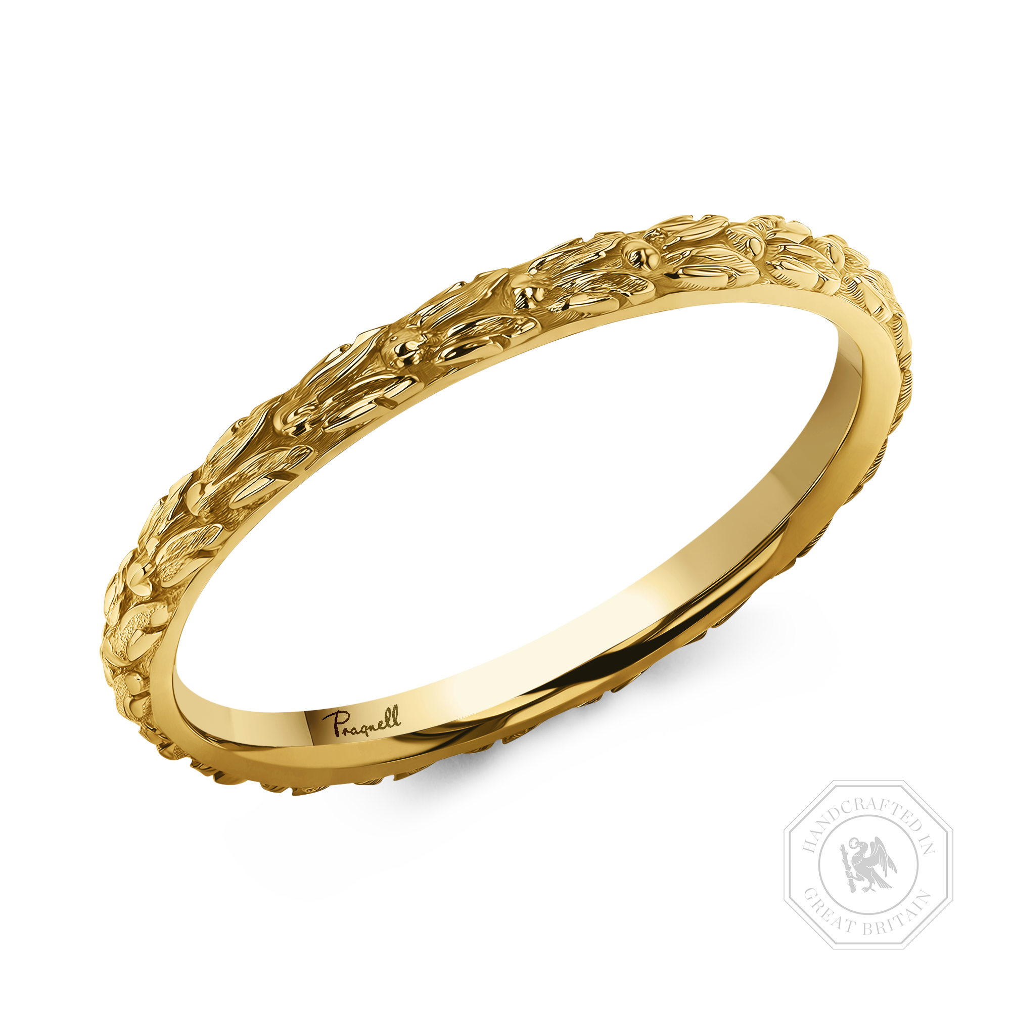 Apple Blossom 2mm Wedding Ring _1