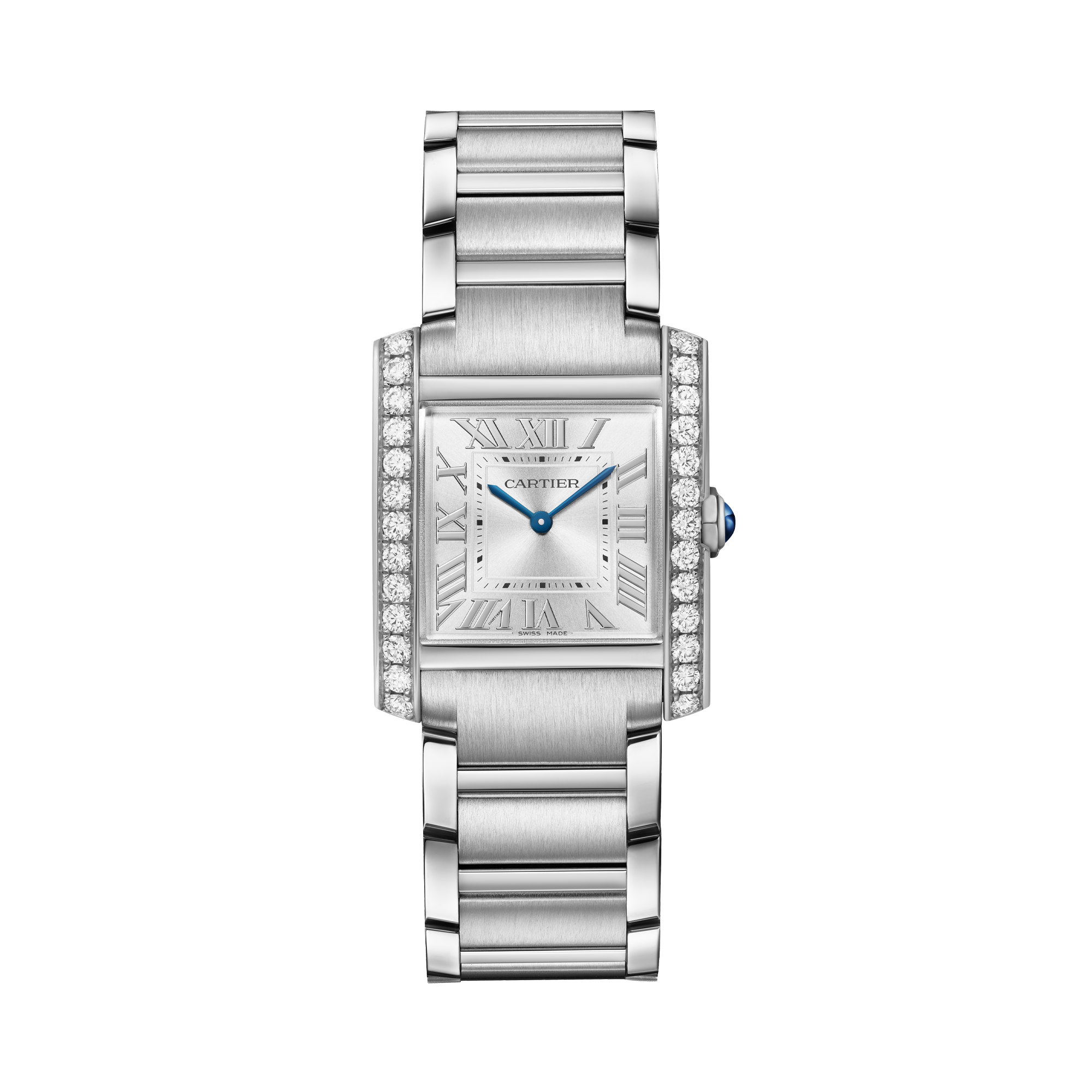 Cartier Tank Française 24.97mm, Silver Dial, Roman Numerals_1