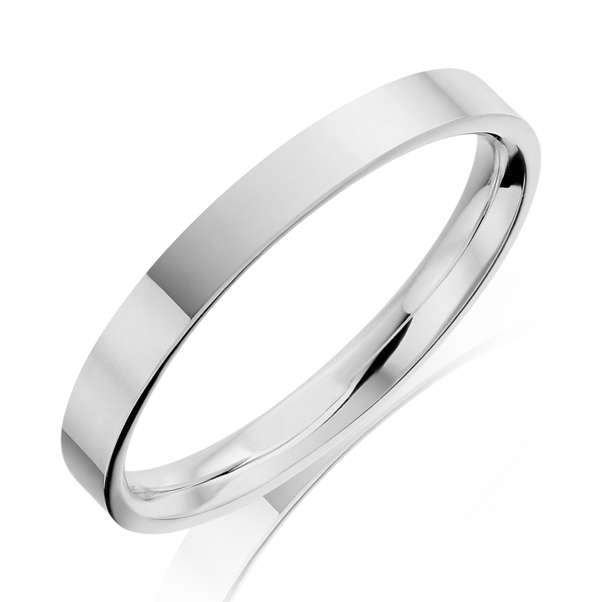 2.5mm Flat Court Wedding Ring _1