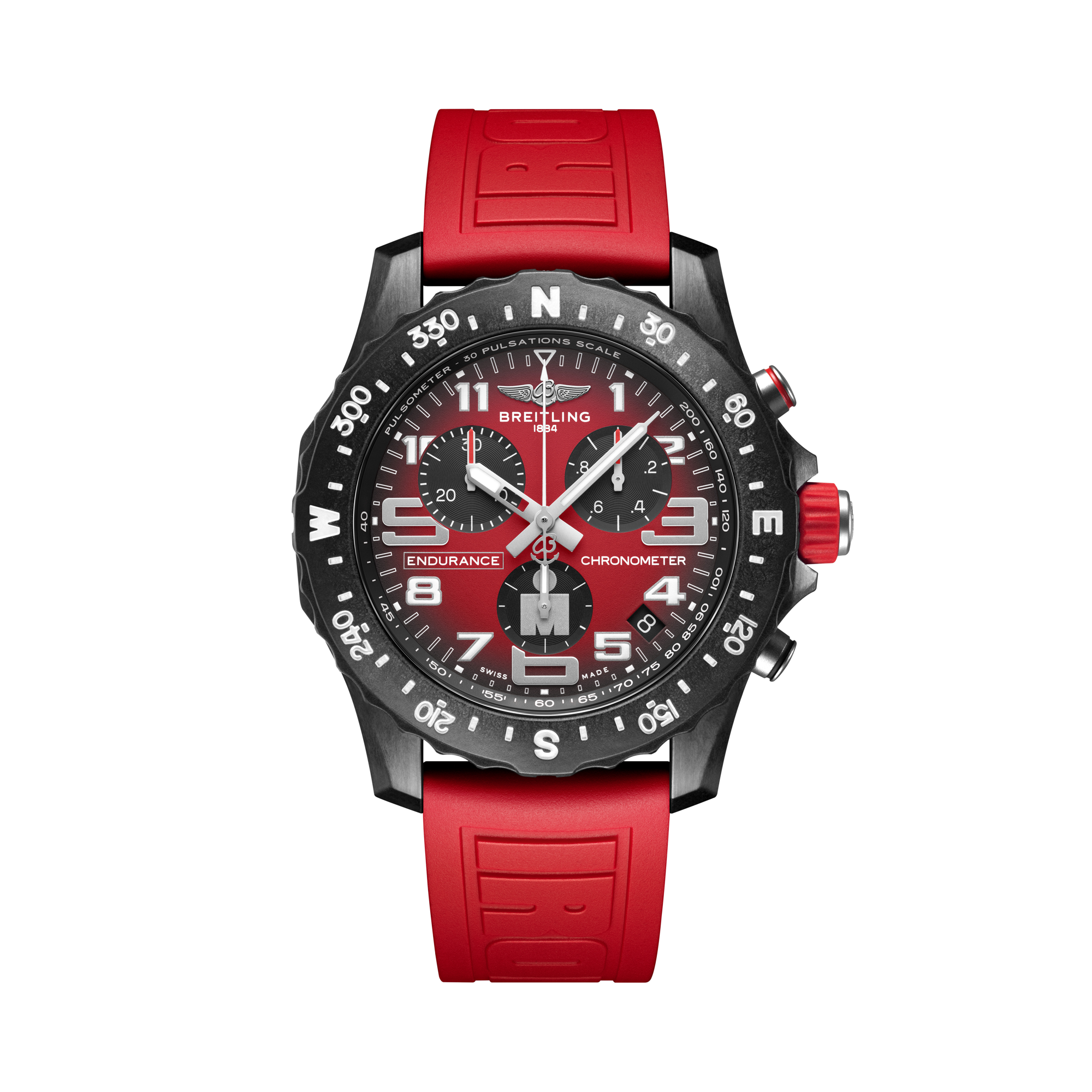Breitling Endurance Pro Ironman 44mm, Red Dial, Arabic Markers_1
