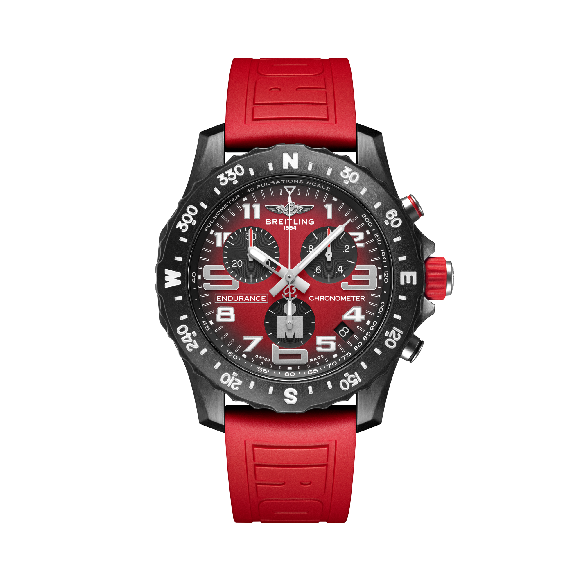 Breitling Endurance Pro Ironman 44mm, Red Dial, Arabic Markers_1