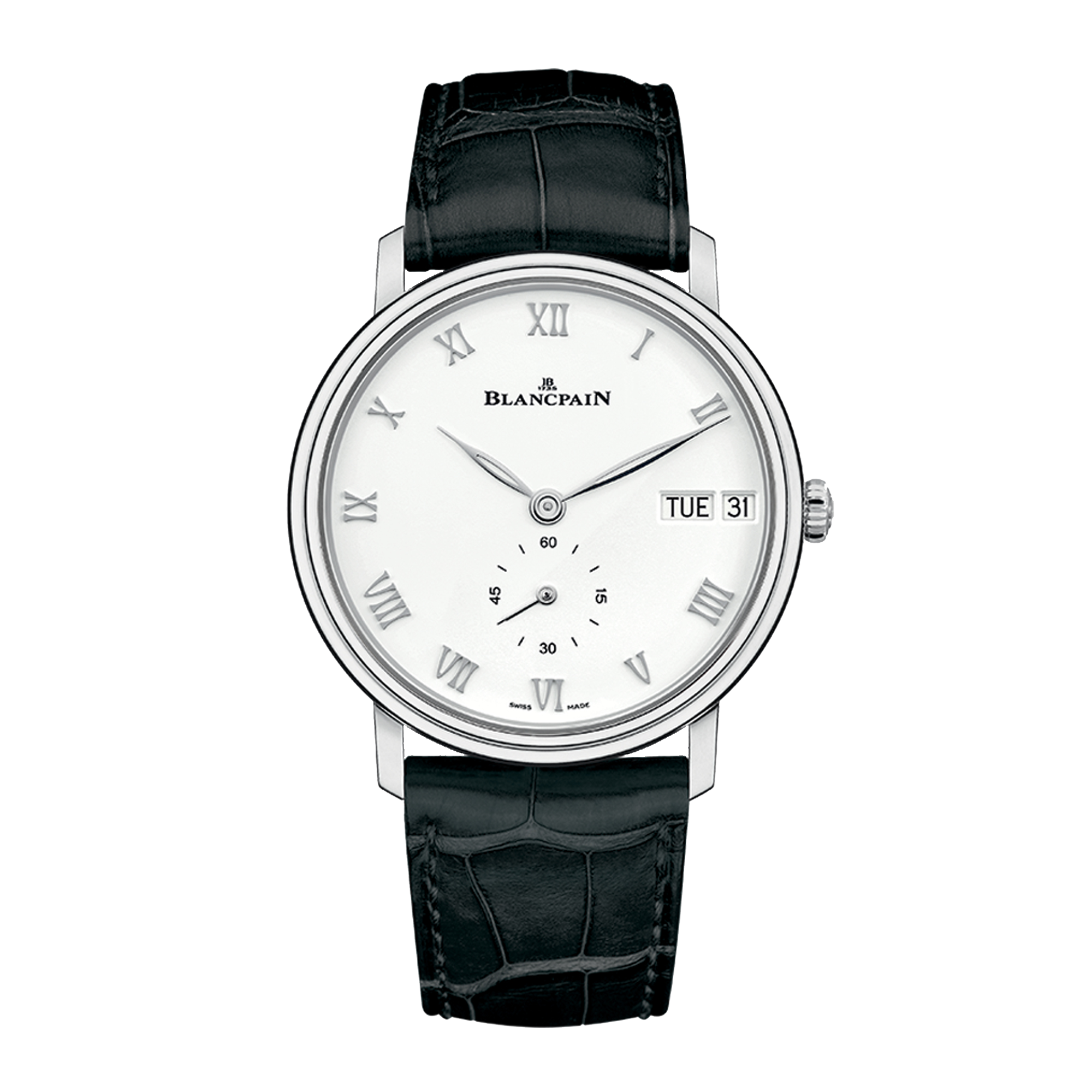 Blancpain Villeret 40mm, White Dial, Roman Numerals_1