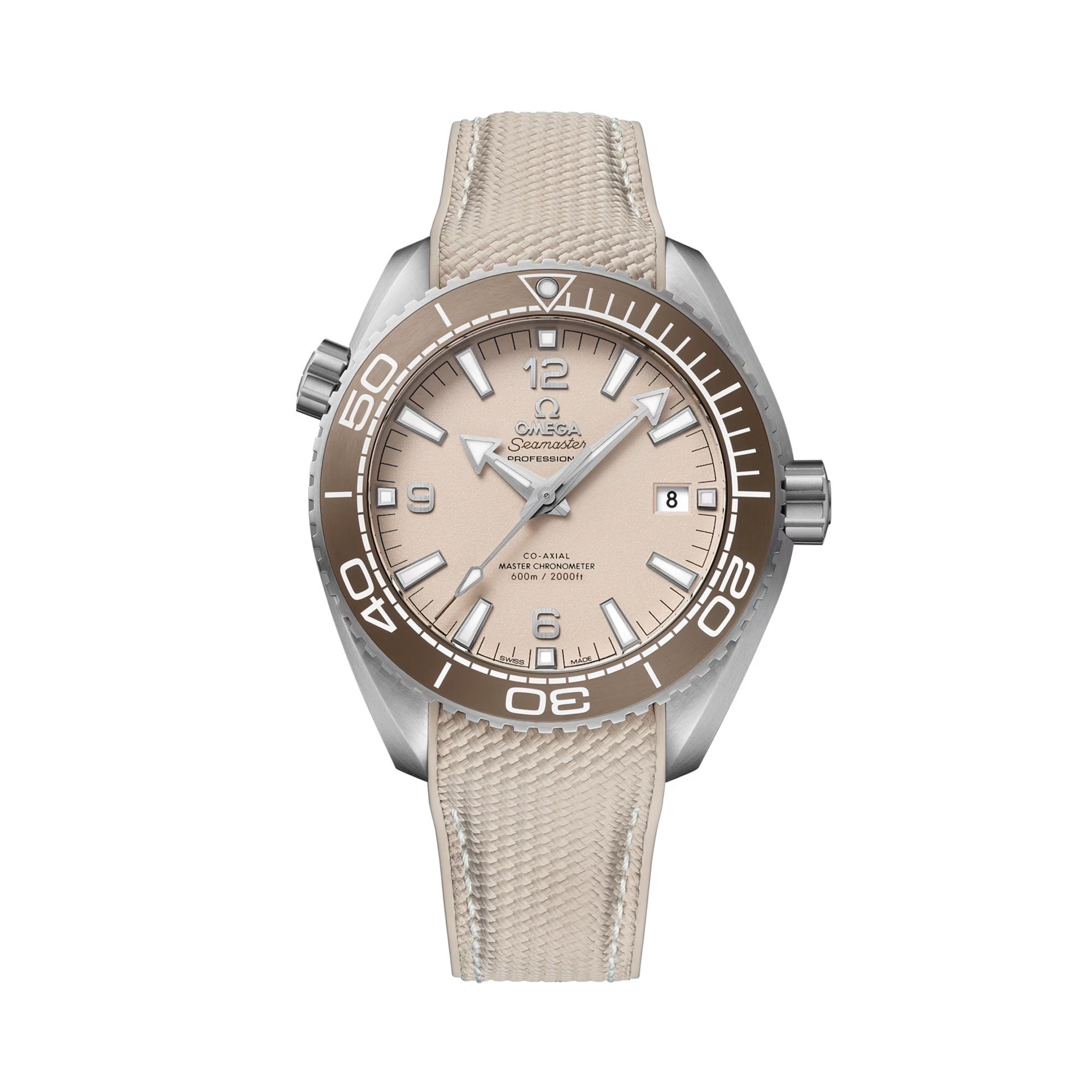 OMEGA Seamaster Planet Ocean 43.5mm, Beige Dial, Arabic/Baton Numerals_1