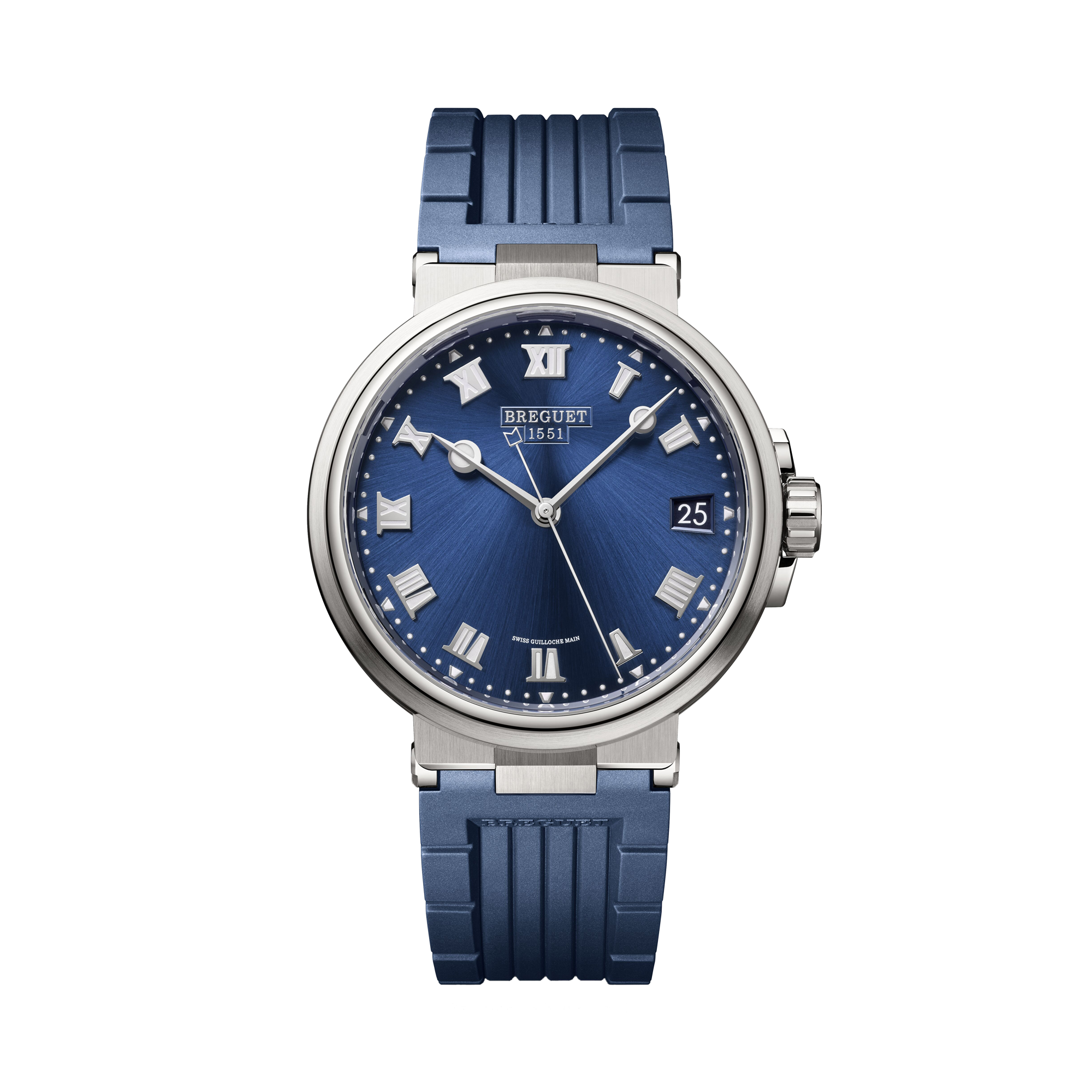 Breguet Marine 40mm, Blue Dial, Roman Numerals_1