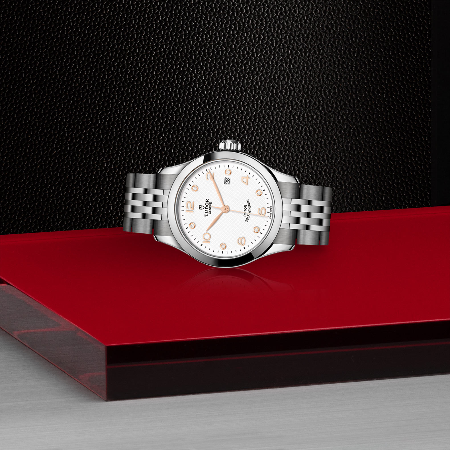 Tudor 1926 28mm, White Dial, Diamond Markers_2