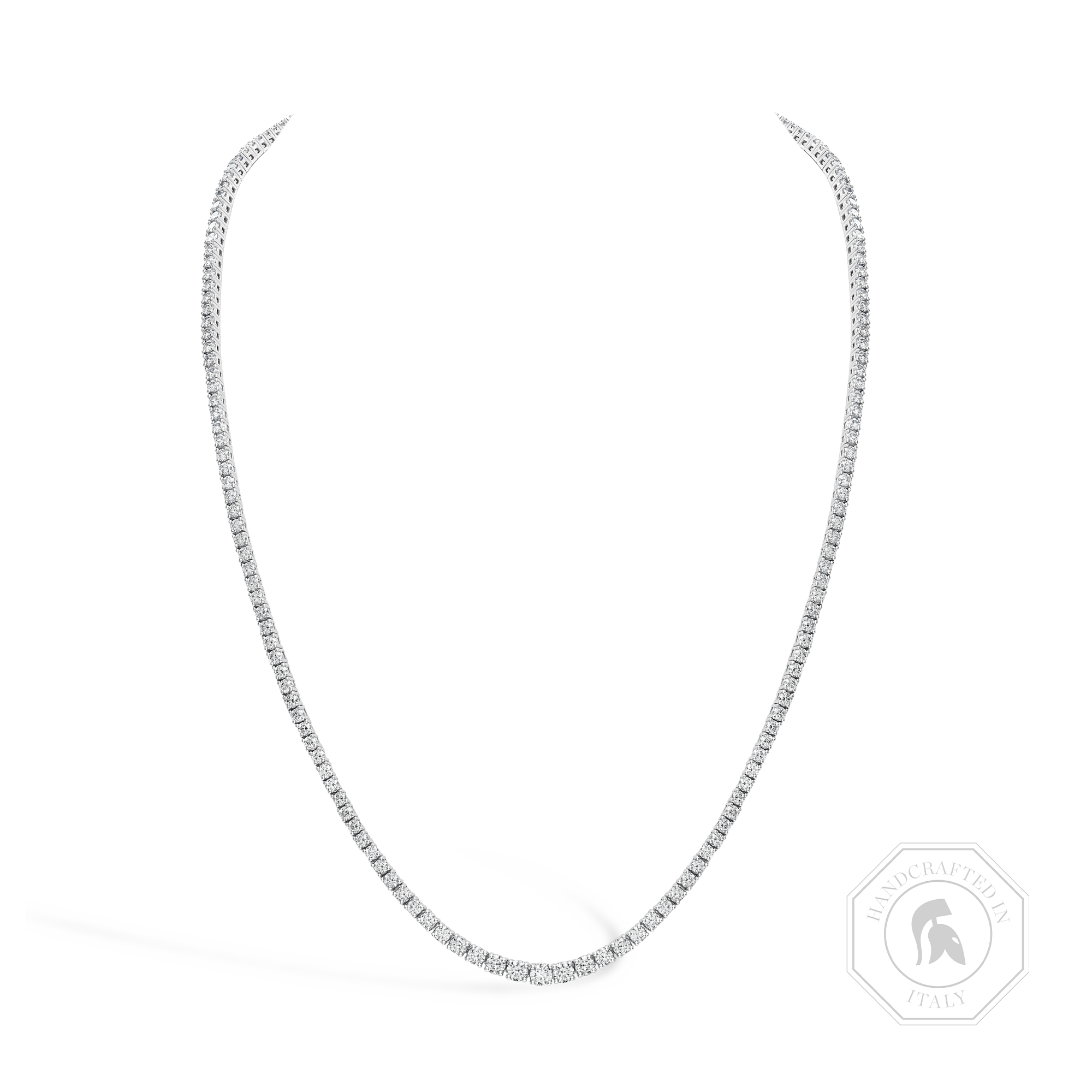 Brilliant Diamond Line Necklace Brilliant cut, Claw set_1
