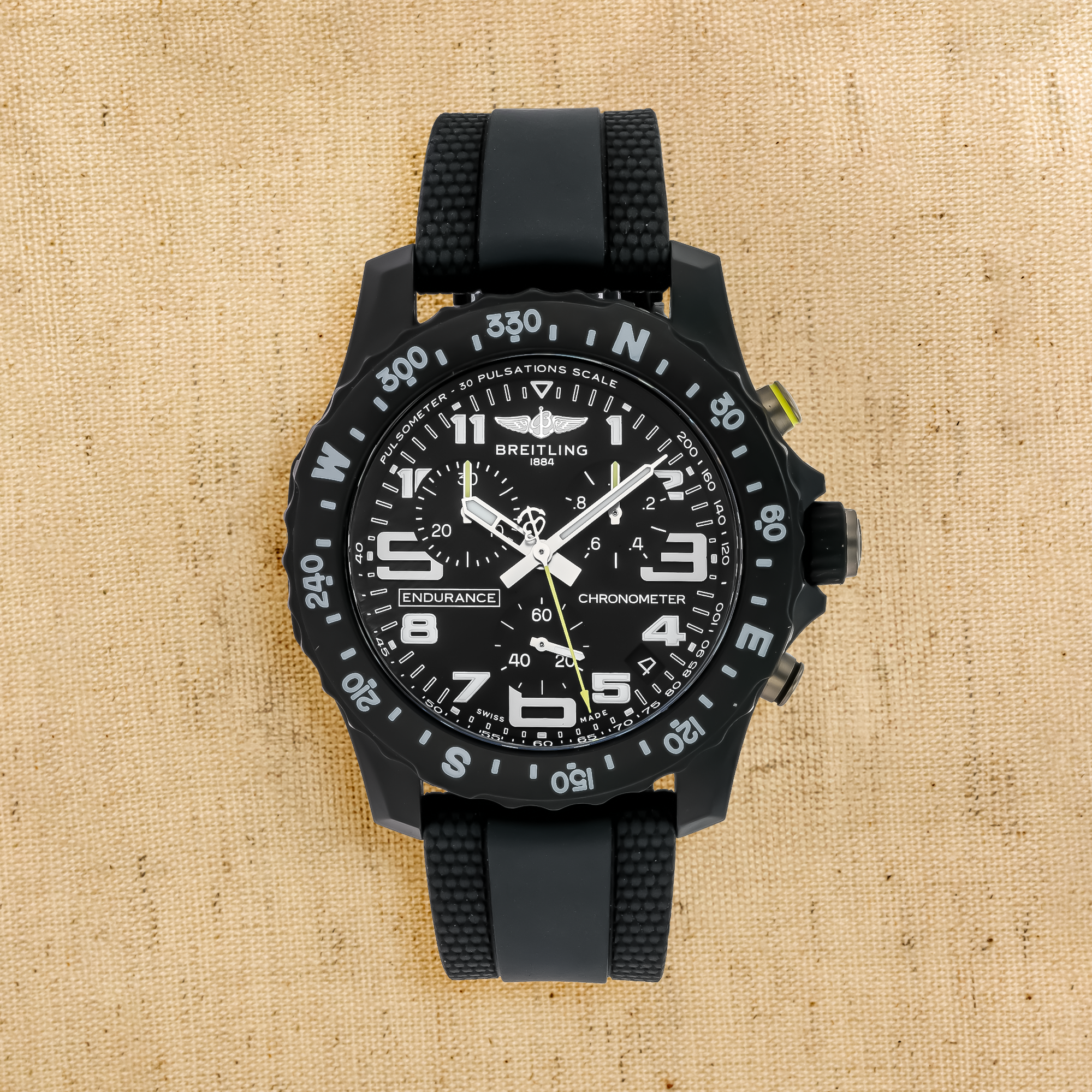 Pre-Owned Breitling Endurance Pro 44 44mm, Black Dial, Arabic Numeral_1