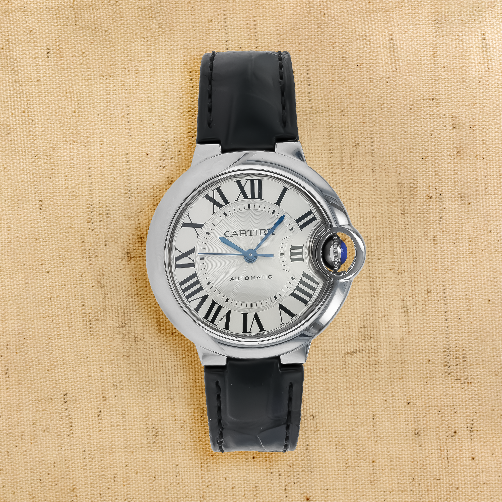 Pre-Owned Cartier Ballon Bleu de Cartier 33mm, Silver Dial, Roman Numerals_1