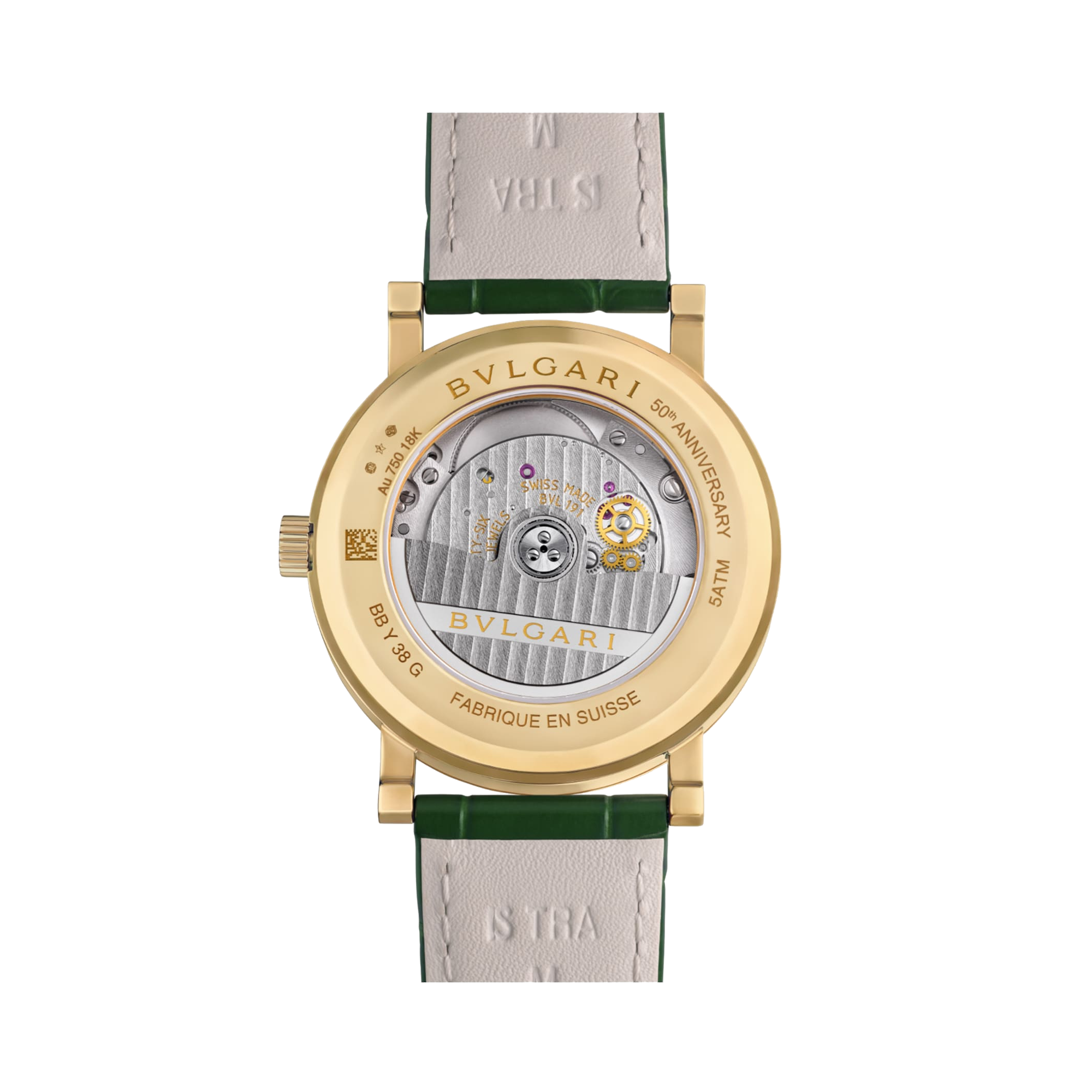 Bvlgari Bvlgari 38mm, Green Dial, Arabic/Baton Numerals_4