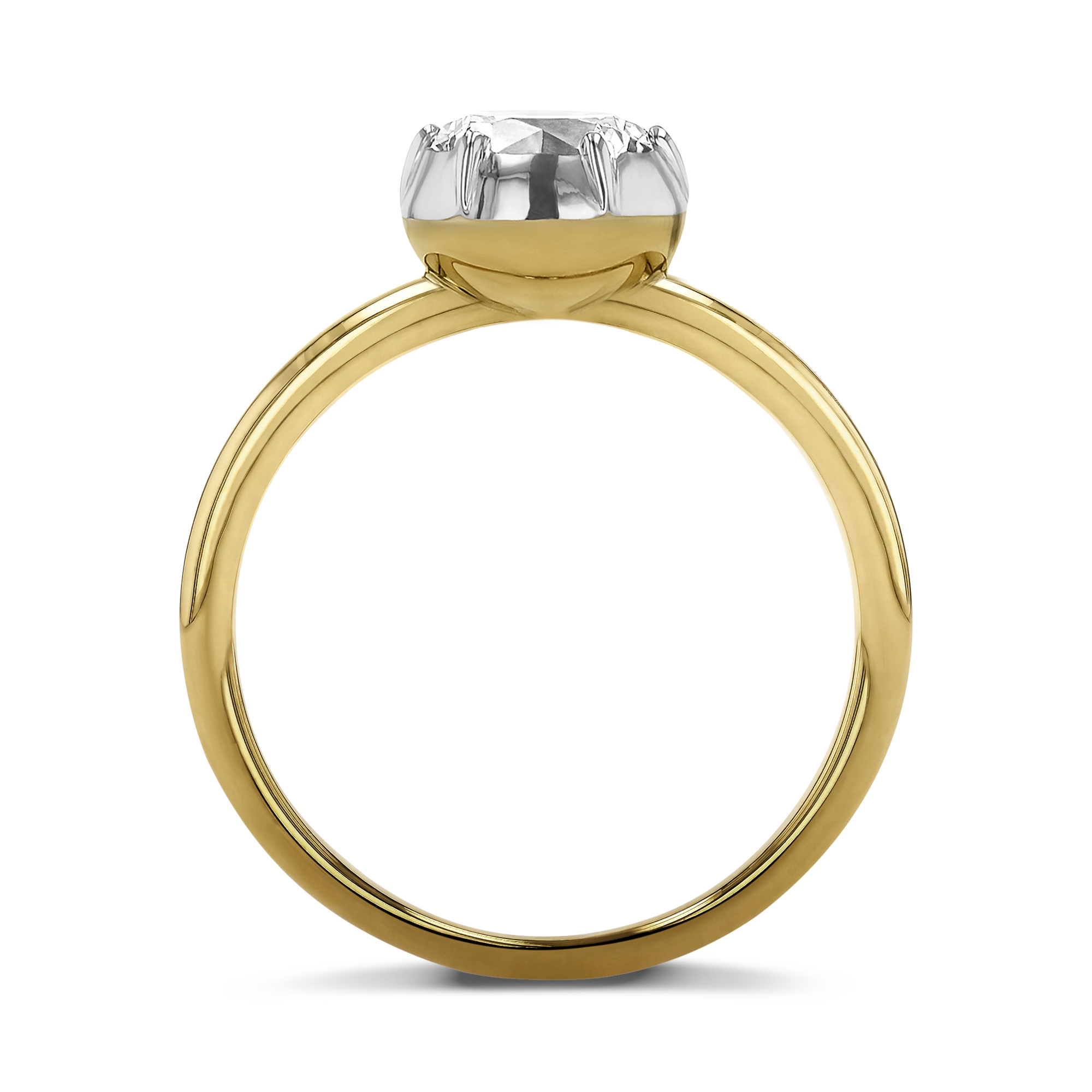 Georgian Setting 1.36ct Diamond Solitaire Ring Brilliant cut, Claw set_3