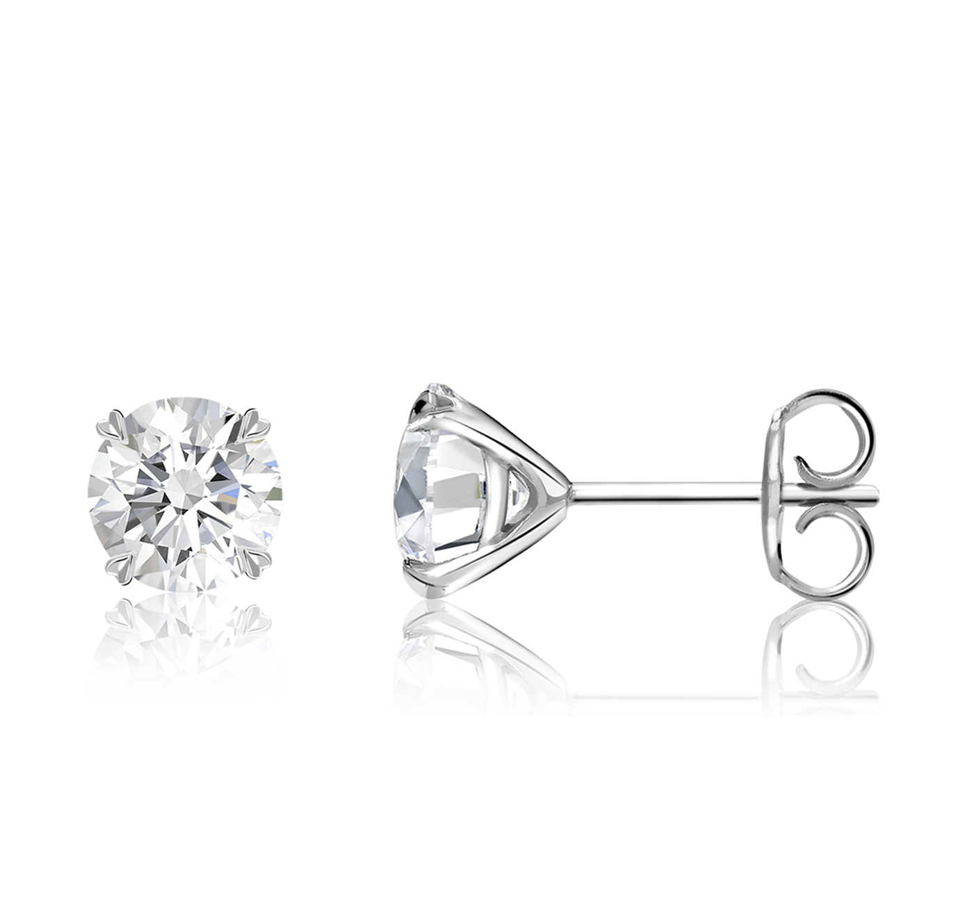 Windsor Diamond Stud Earrings Brilliant cut, Claw set_2