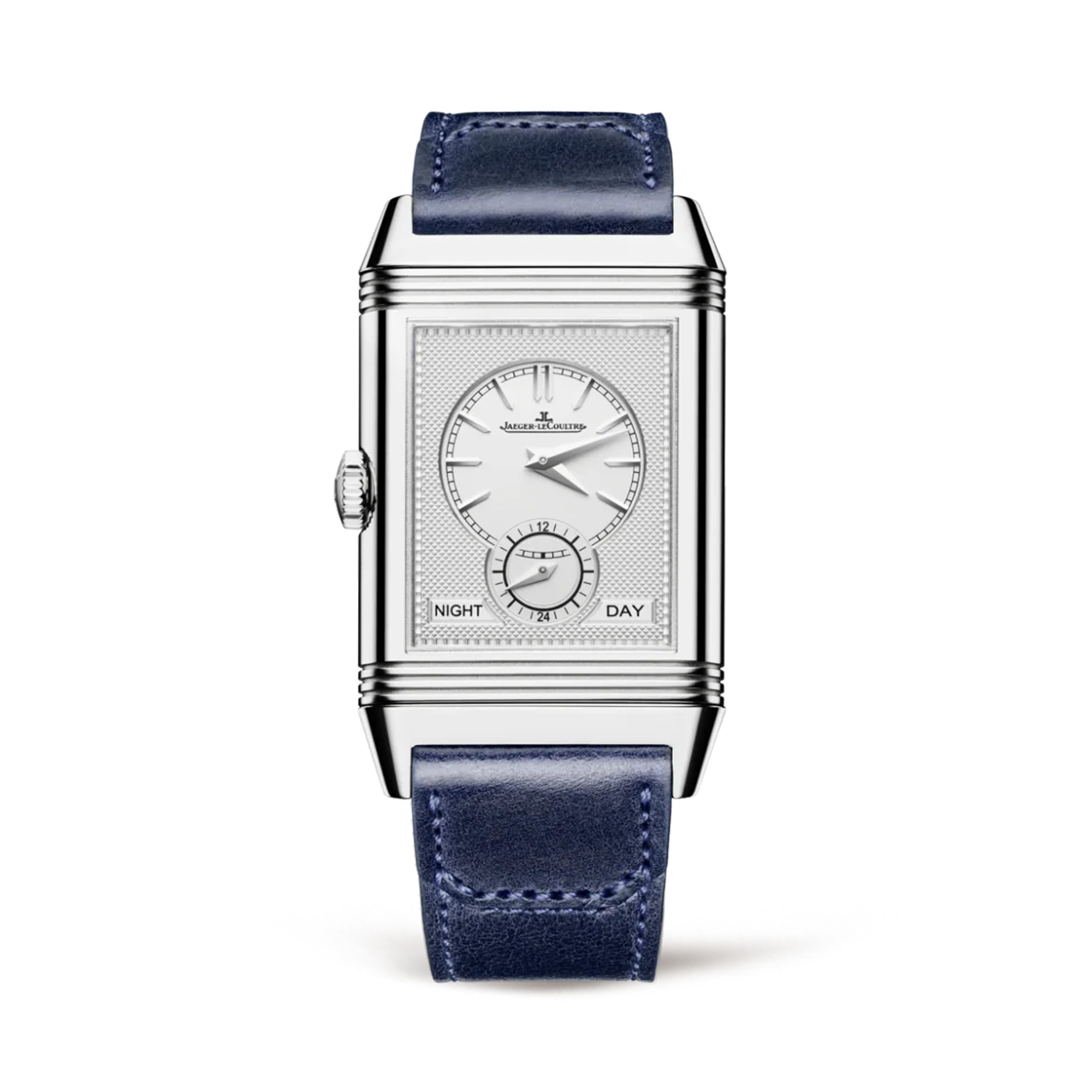 Jaeger-LeCoultre Reverso 28.3mm, Blue Dial, Baton Numerals_3