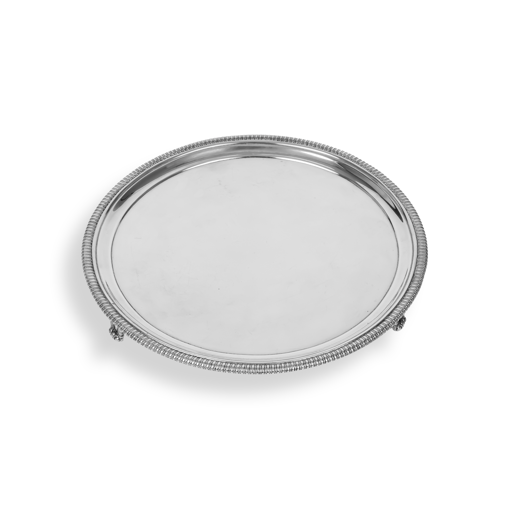 Silver George III Salver Hallmarked London_2